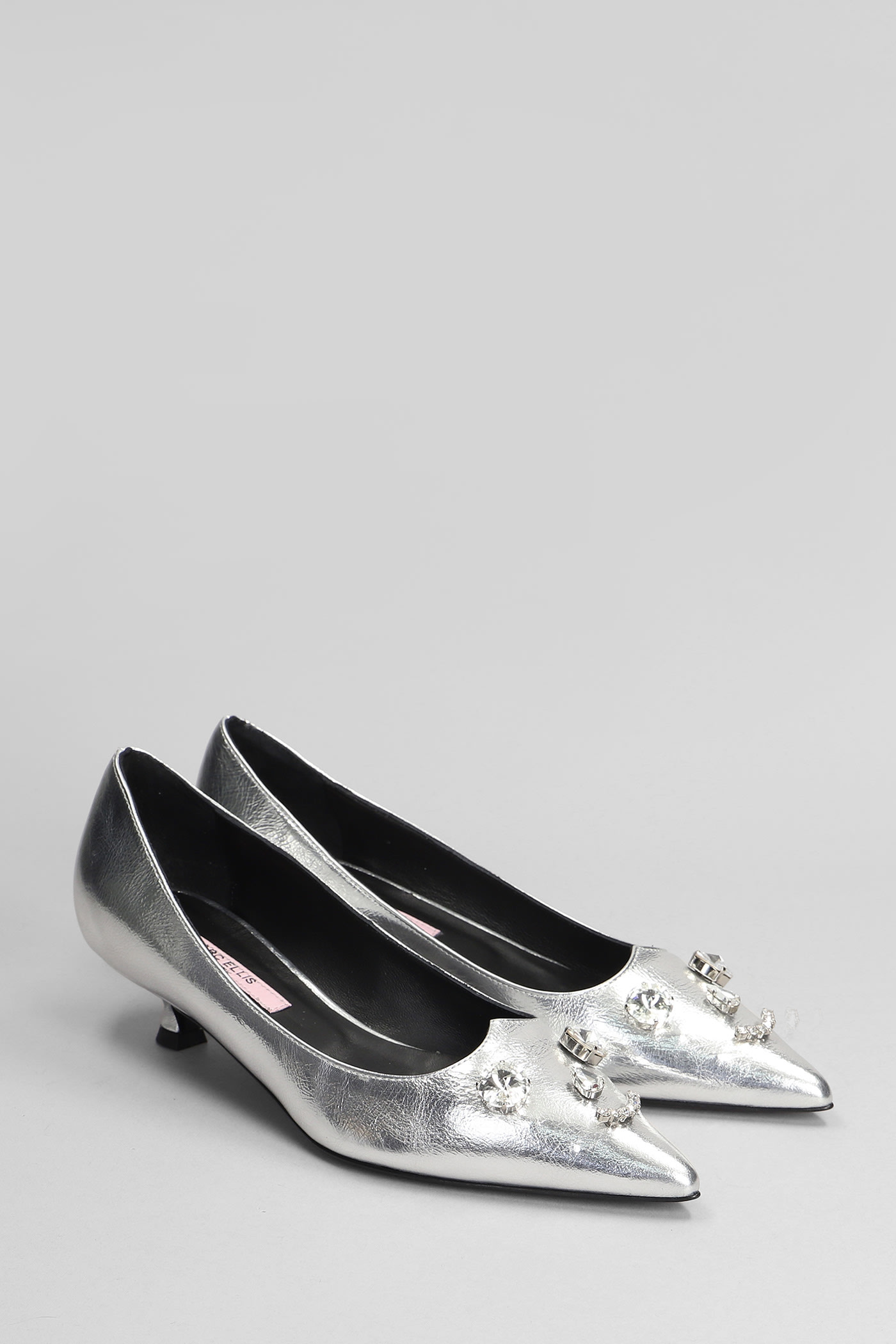 Shop Marc Ellis Pumps In Silver Leather