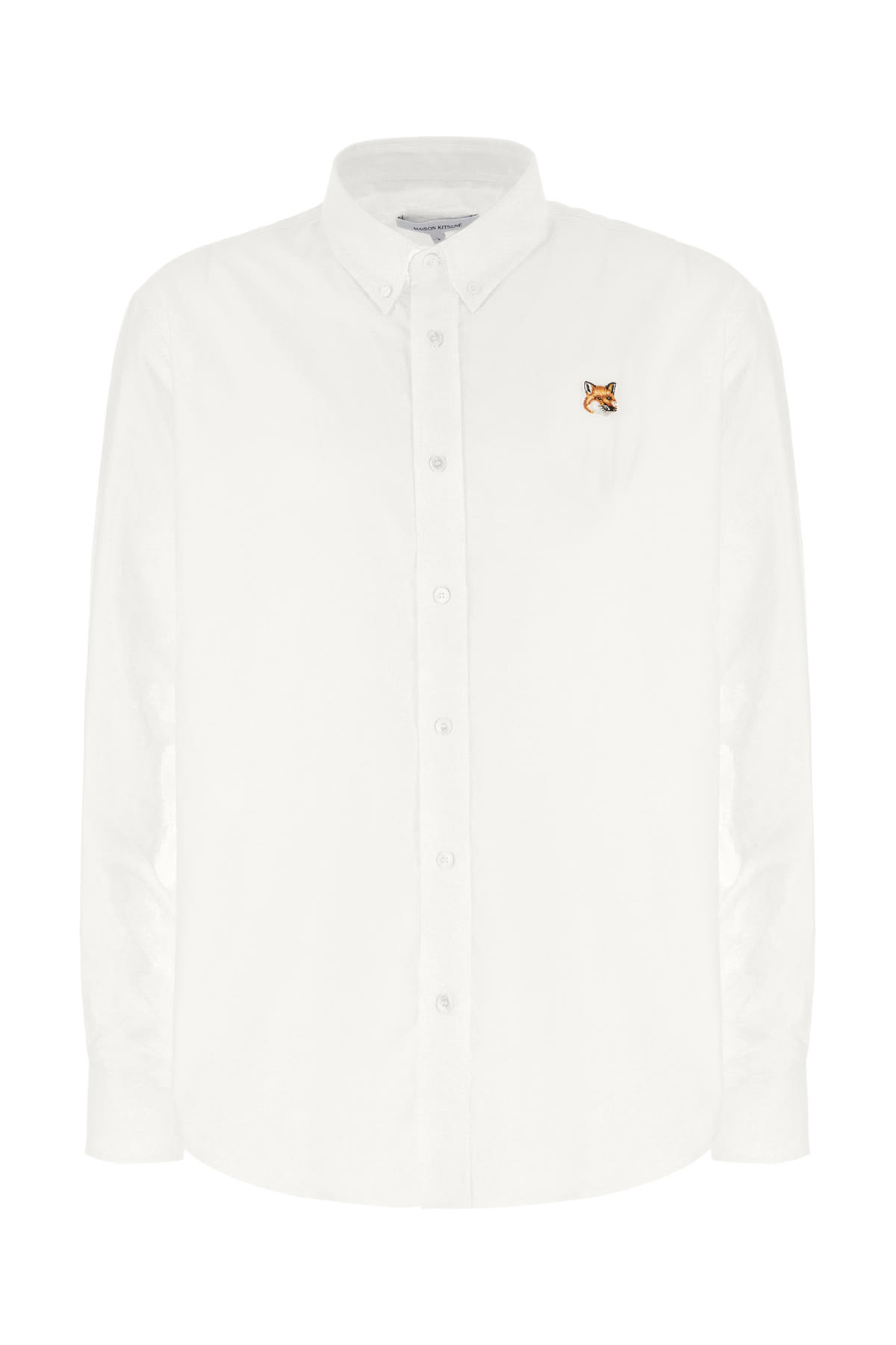 MAISON KITSUNÉ WHITE POPLIN SHIRT
