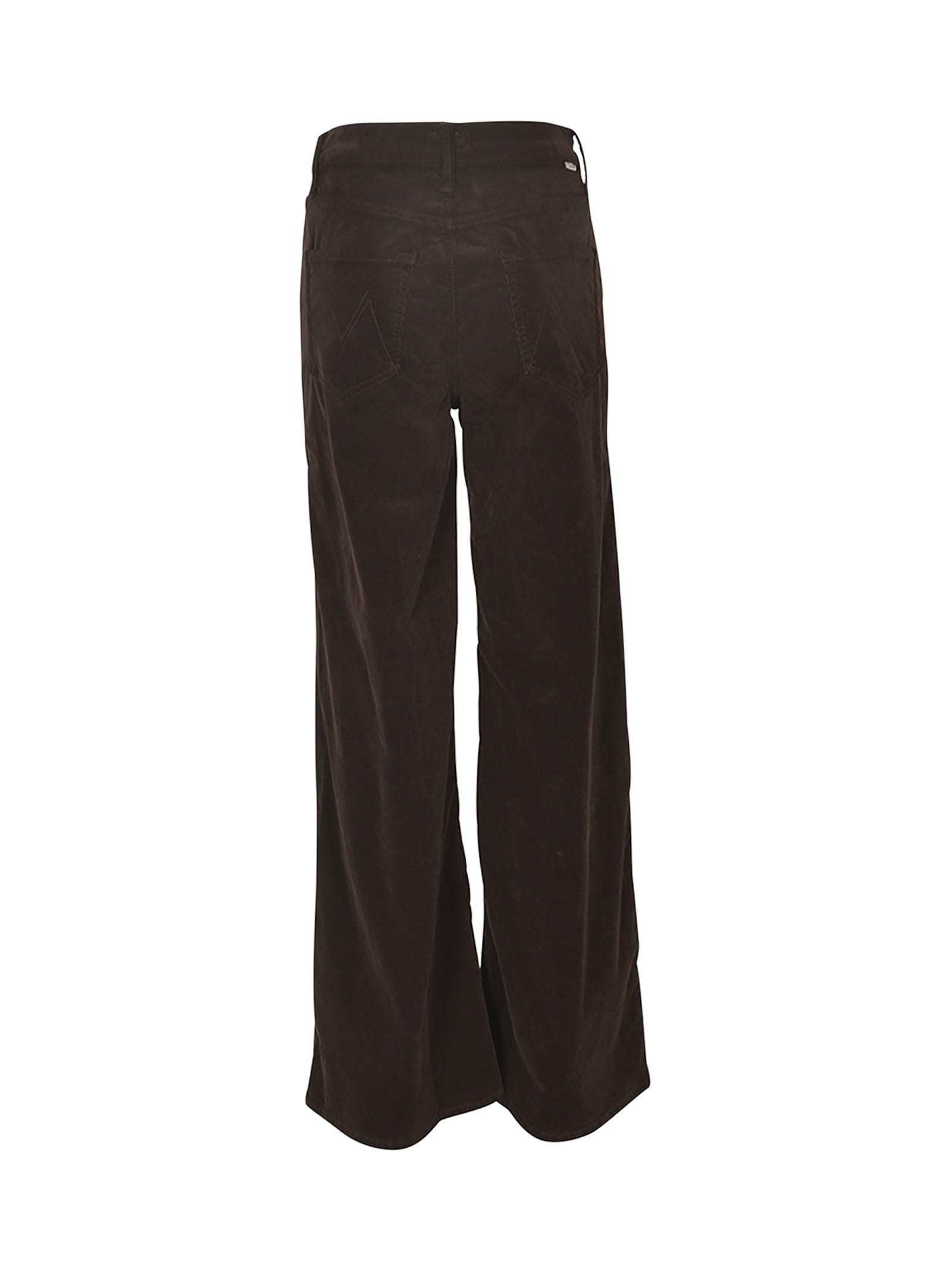 Shop Mother The Ditcher Roller Jeans In Brown