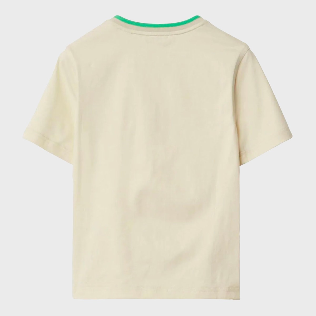 Shop Burberry Beige Cotton T-shirt In Wheat Us