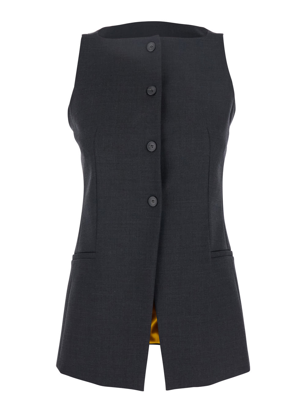 Merci Gilet In Gray