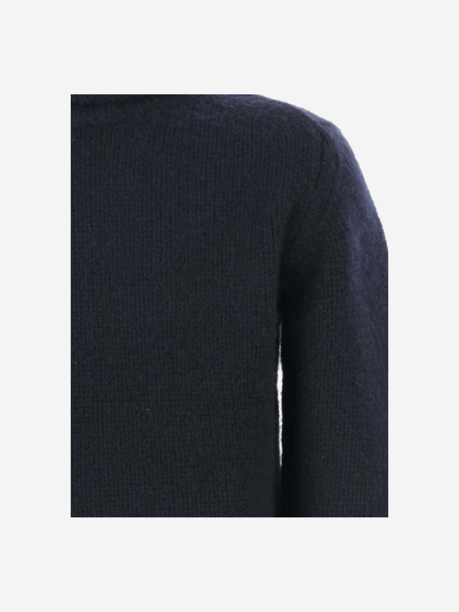 Shop Bonpoint Cashmere Sweater In Navy