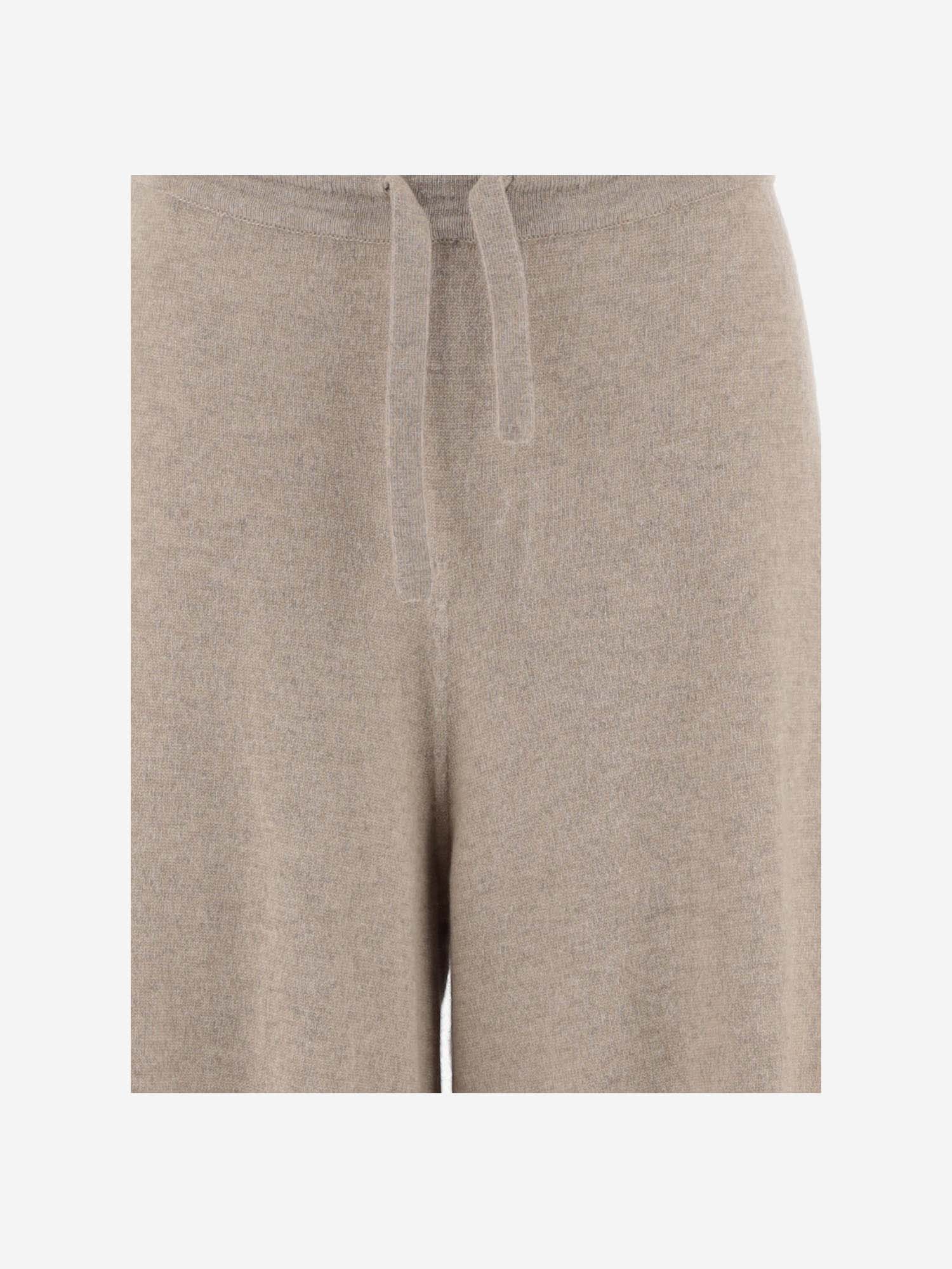 Shop Jil Sander Cashmere Pants In Beige