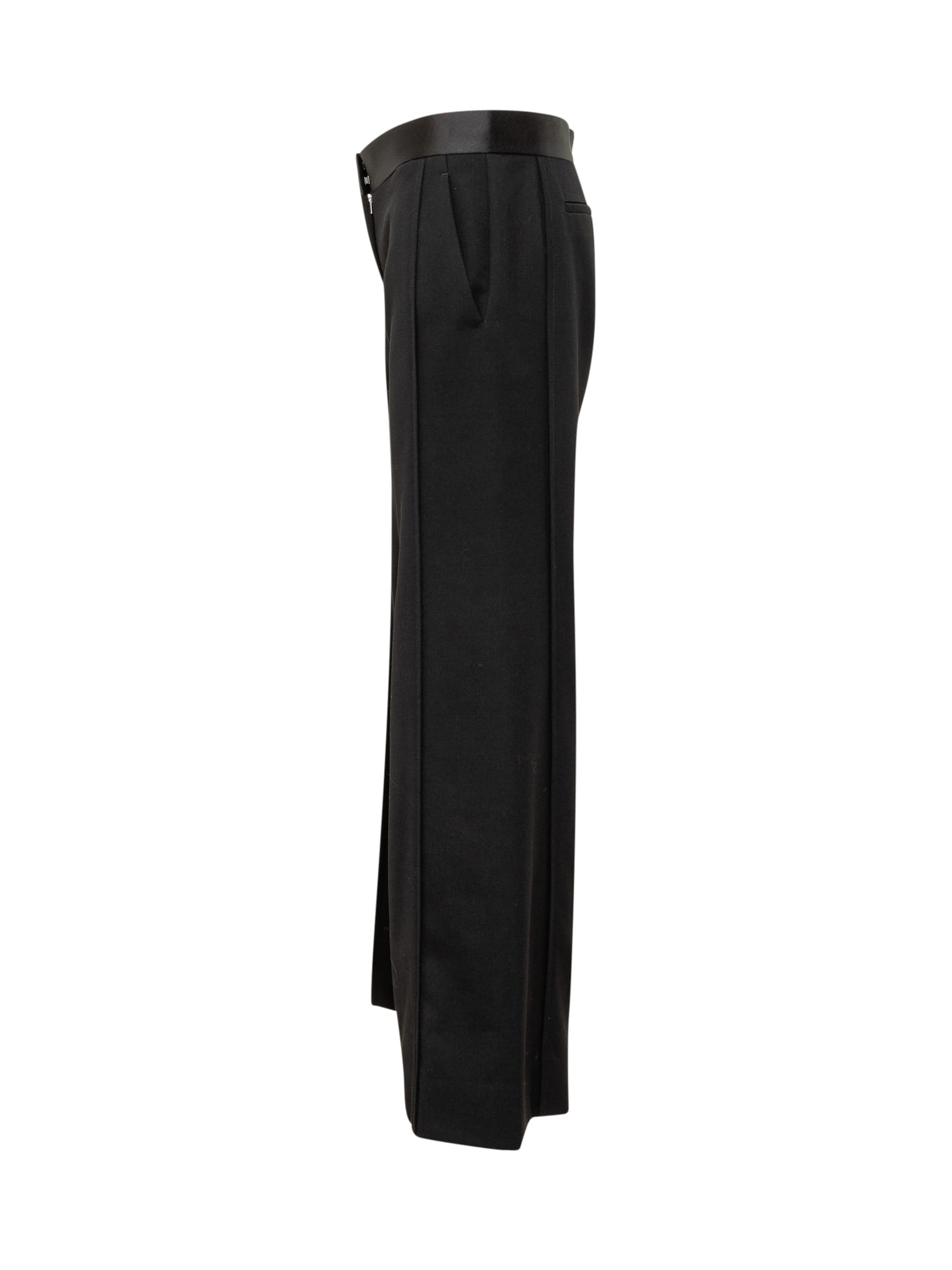 Shop Victoria Beckham Trousers In Black