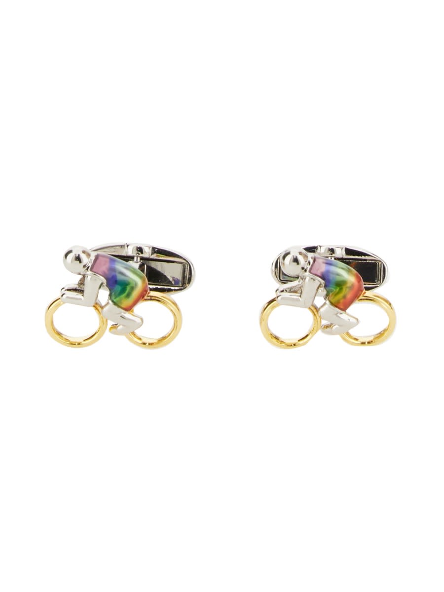 Shop Paul Smith Cycle Twins In Multicolour