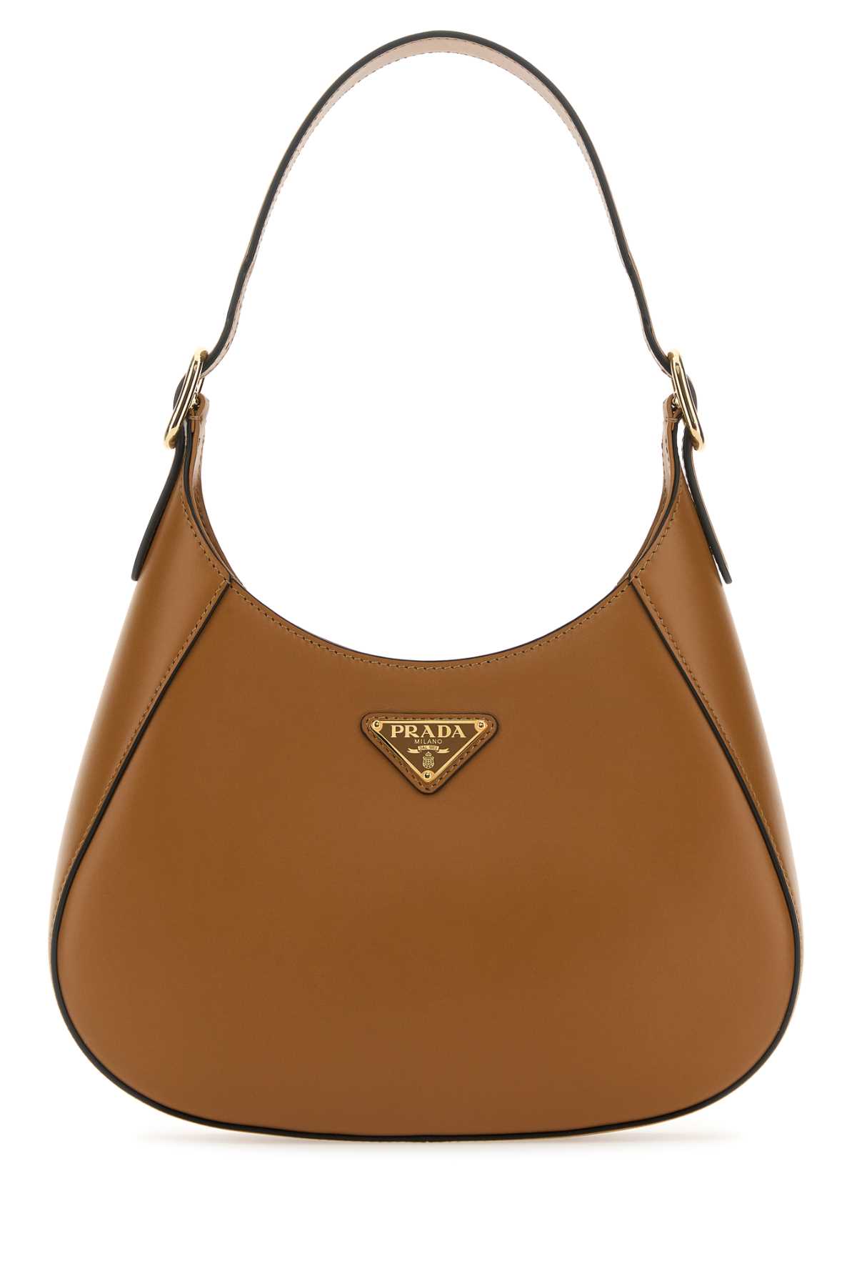 Prada Caramel Leather Shoulder Bag In Caramel 0 N