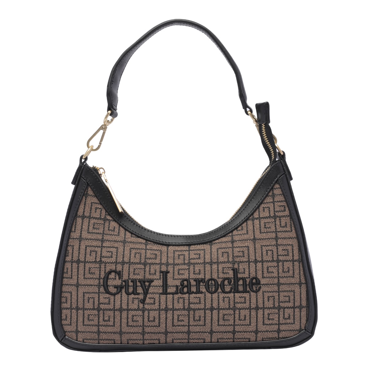 Guy Laroche women's bag with embroidered logo Brown