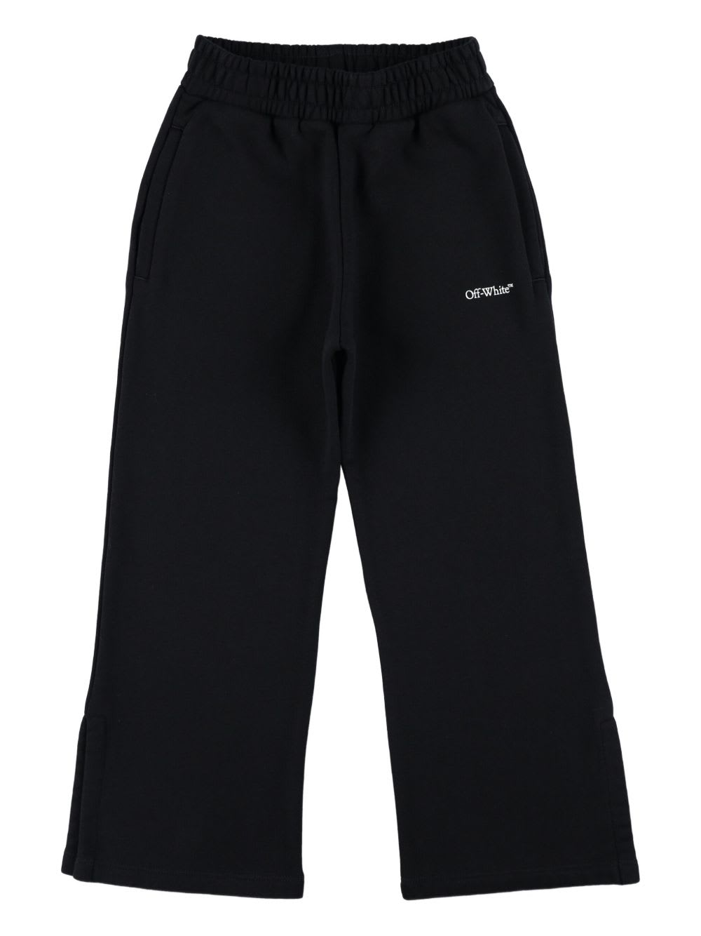 Off-white Off White Kids Black Jogging Pants In Black