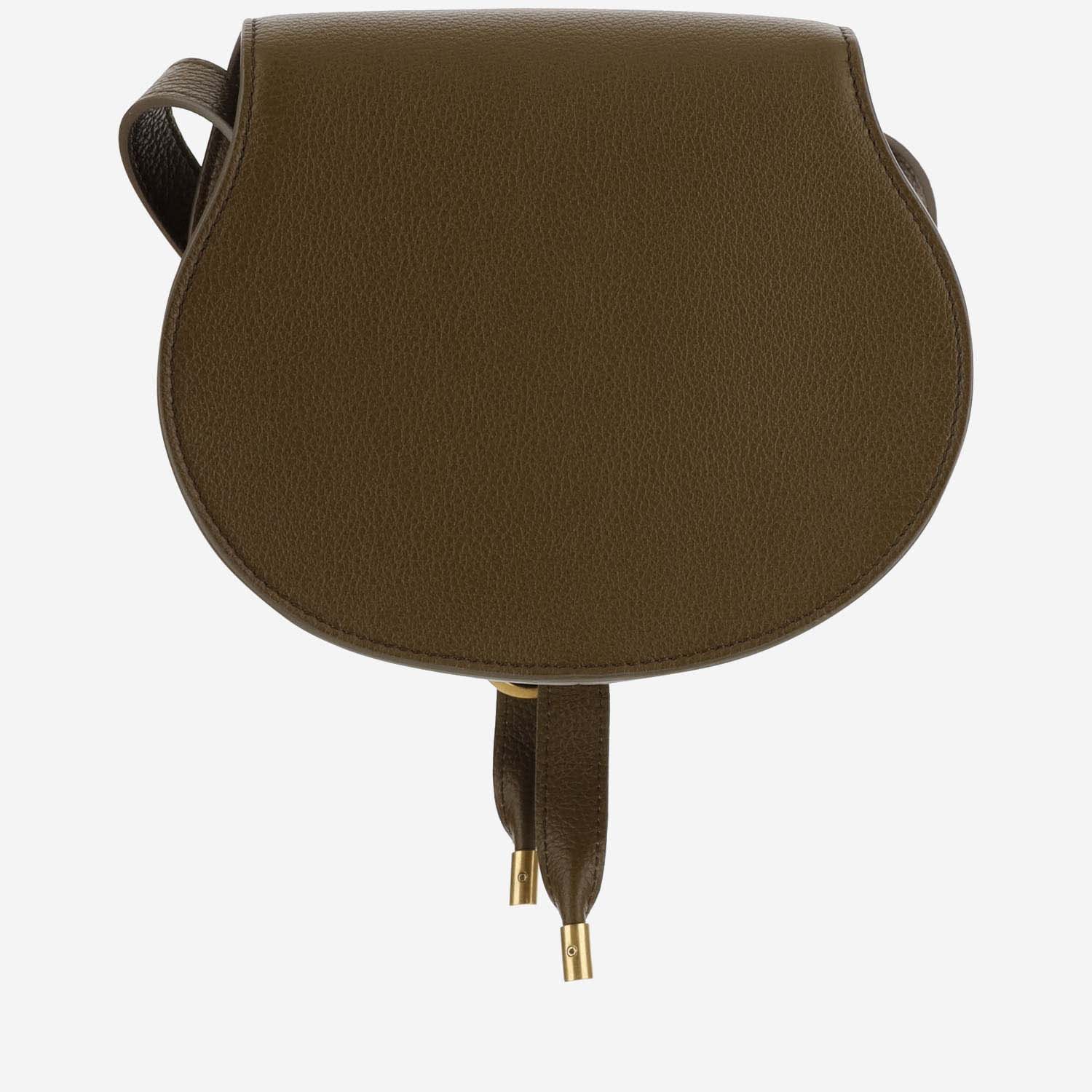 Shop Chloé Small Marcie Bag In Green