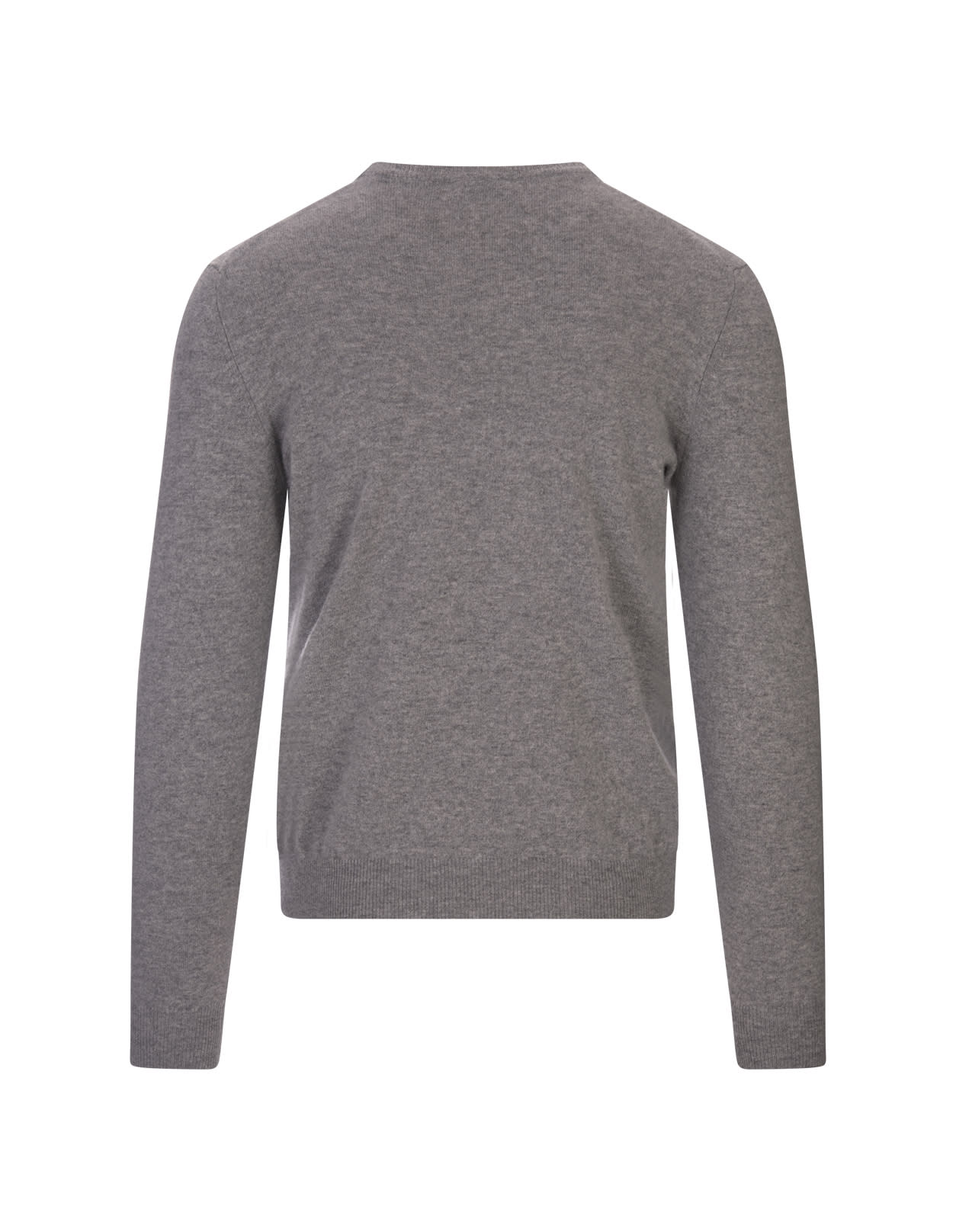 Shop Fedeli Grey Baby Cashmere Sweater