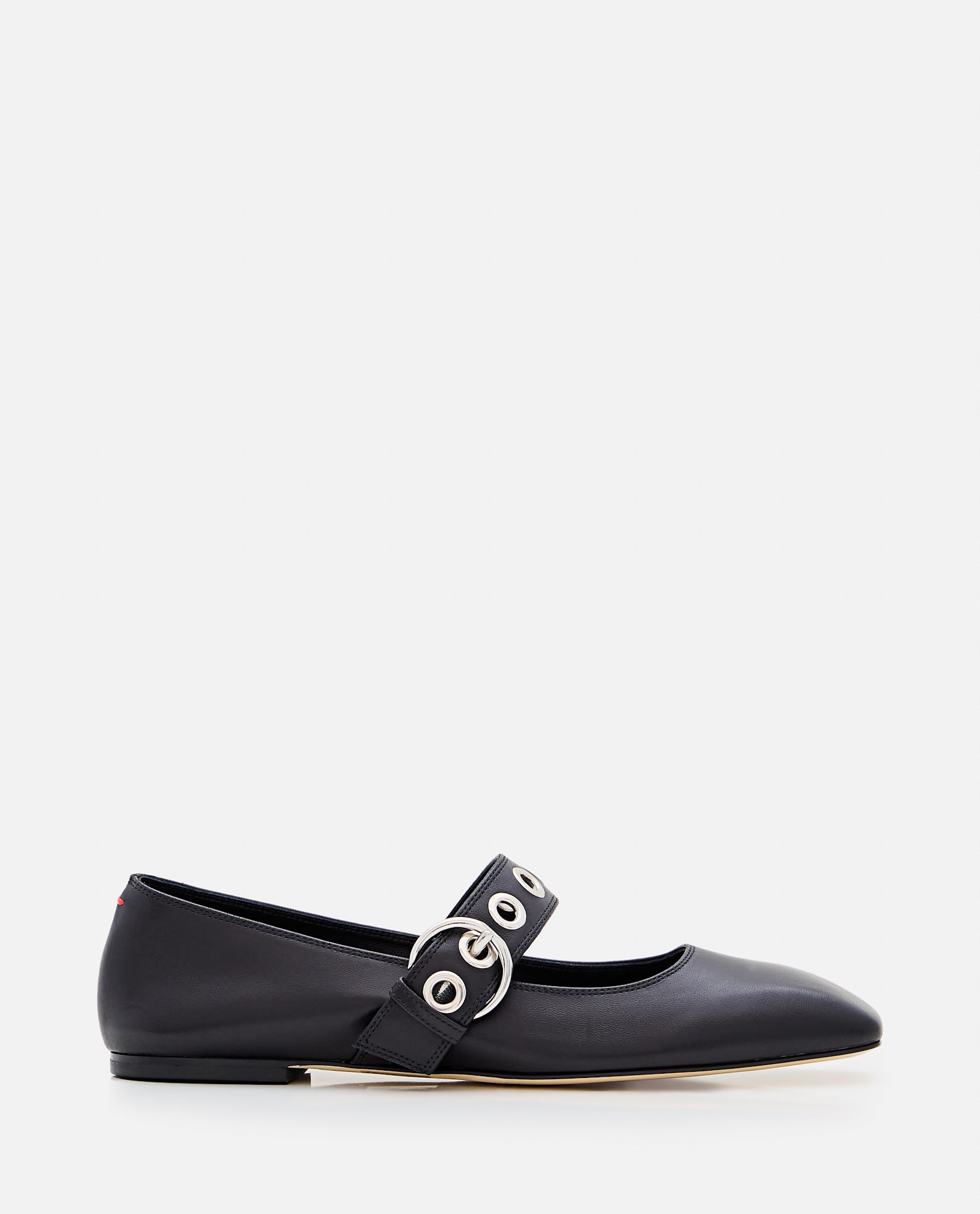 Uma Eyelet Nappa Leather Black