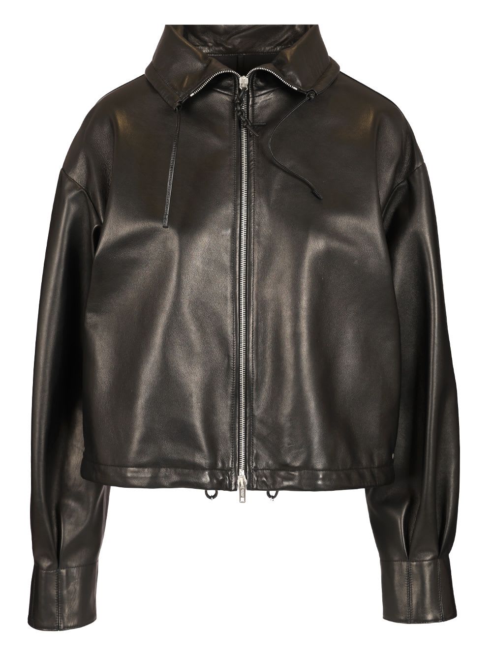 Nappa Leather Bomber Jacket