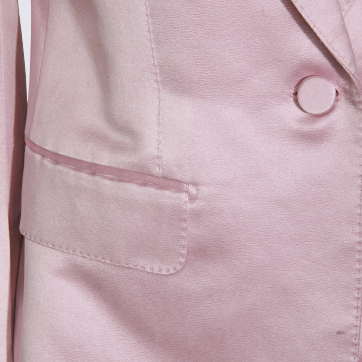 Tom Ford Pink Cotton Blazer In Pink