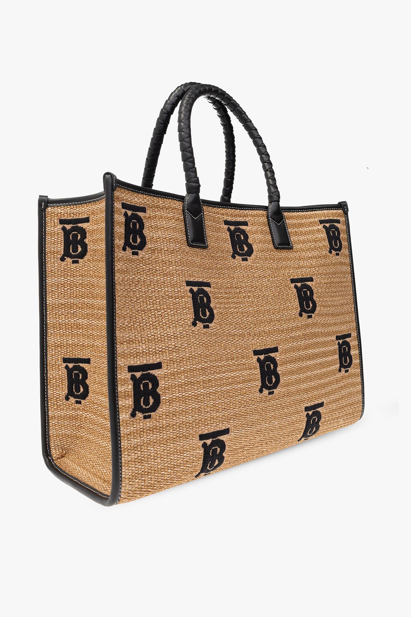 Shop Burberry Freya Medium Shopper Bag