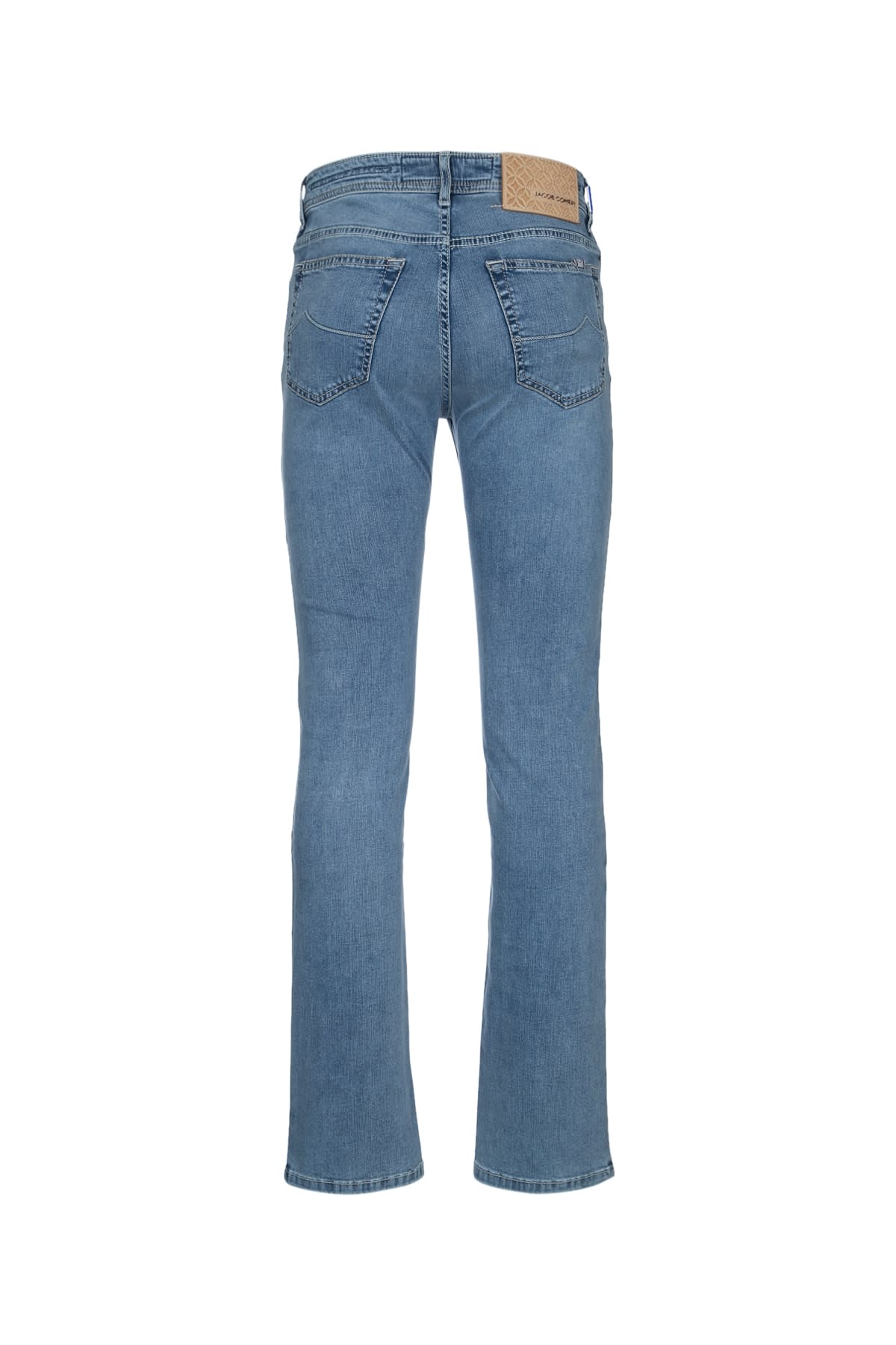 Jacob Cohen Jeans With Belt Loops In Lightblue