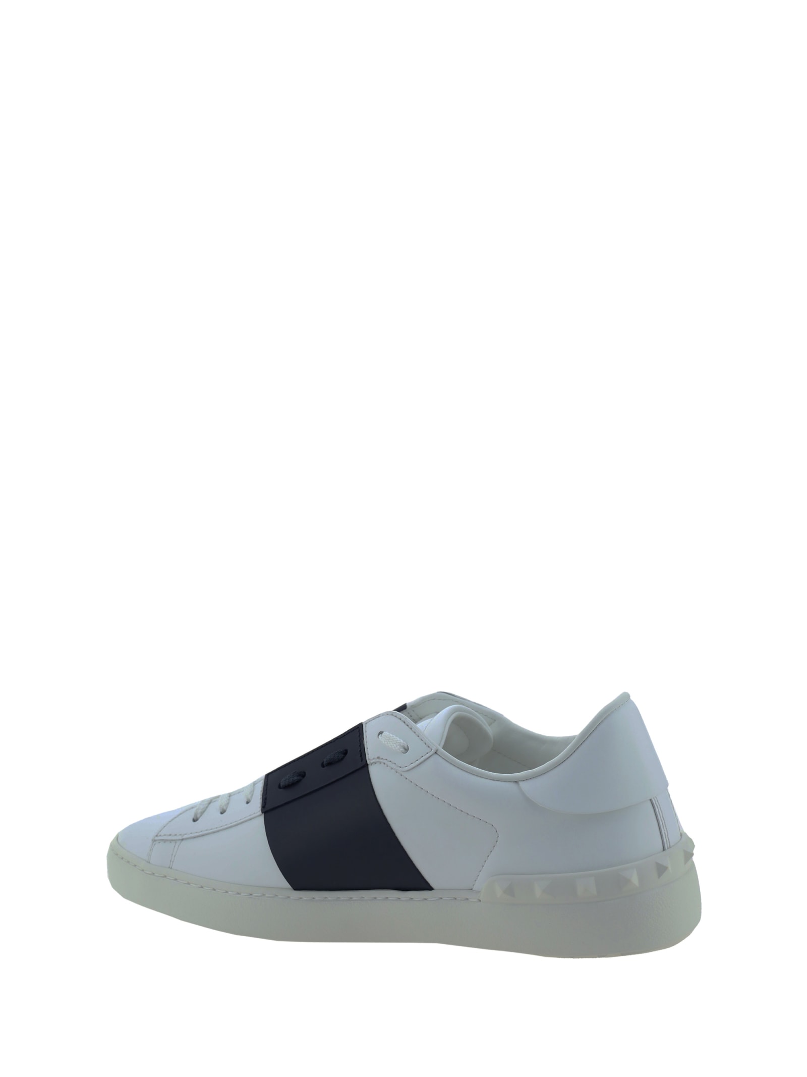 Shop Valentino Garavani Open Sneakers In Bianco/marine/bianco