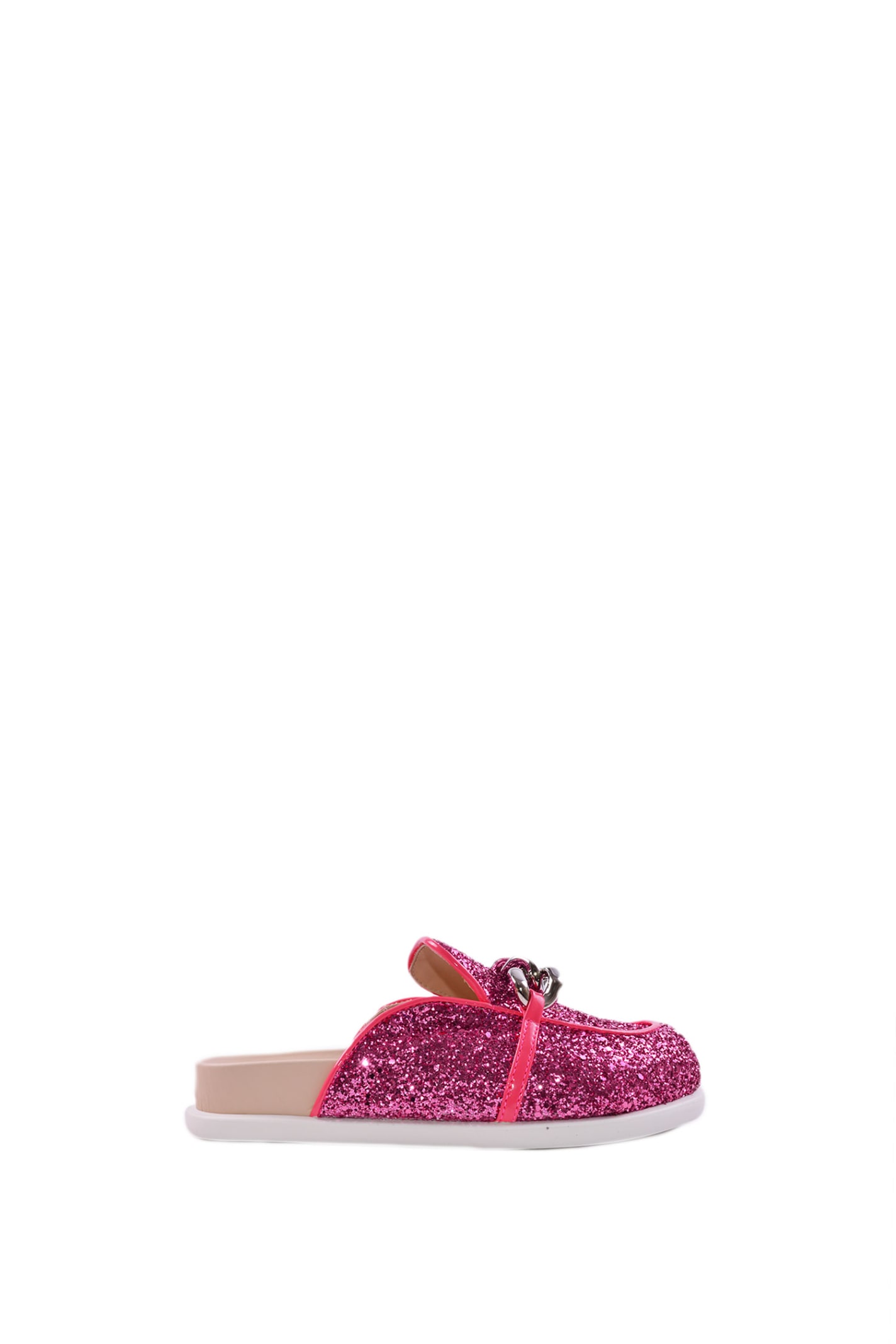 N°21 Kids' Sandals With Glitter In Rose
