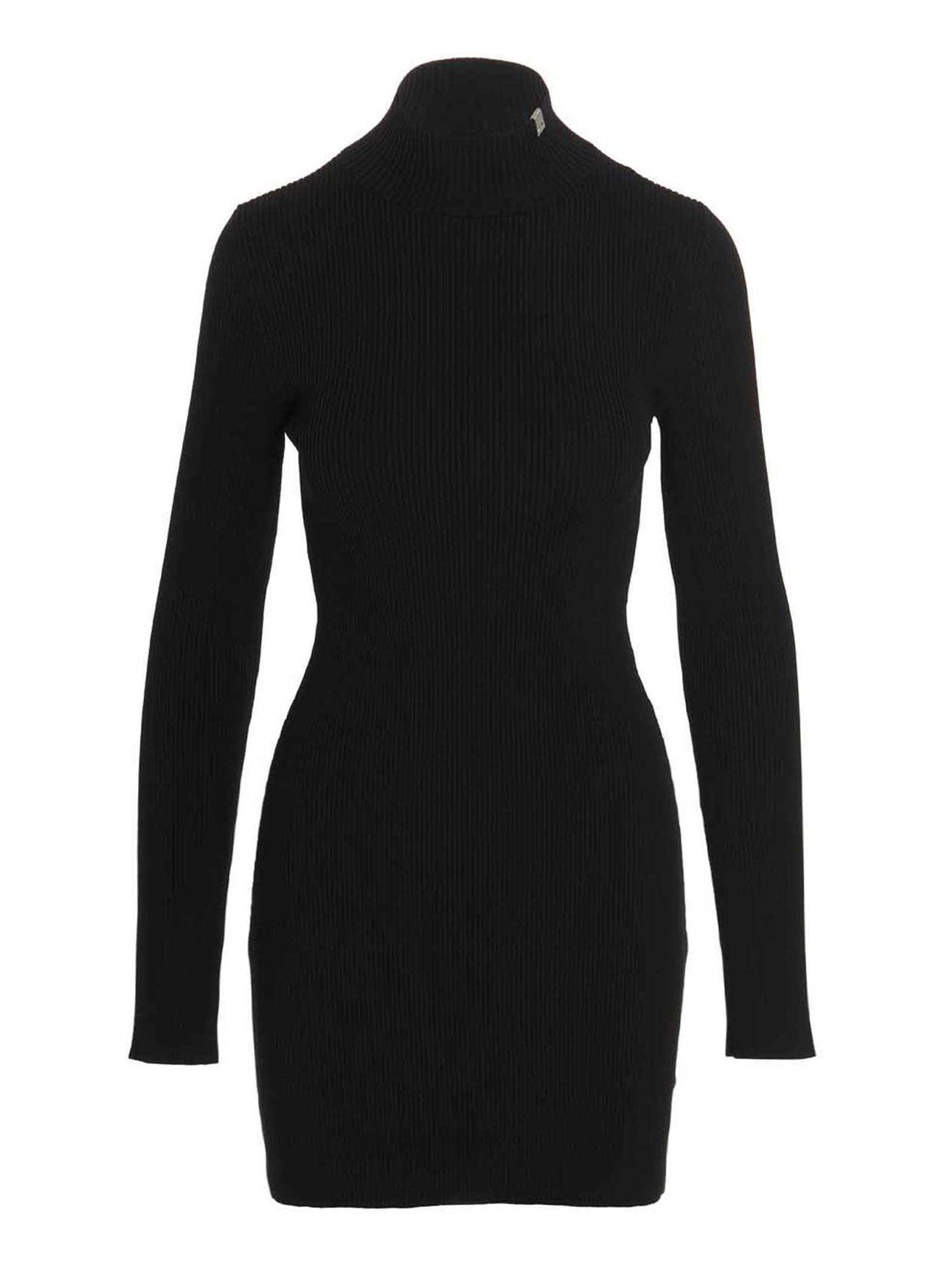 Shop Alyx Ribbed Dress In Black