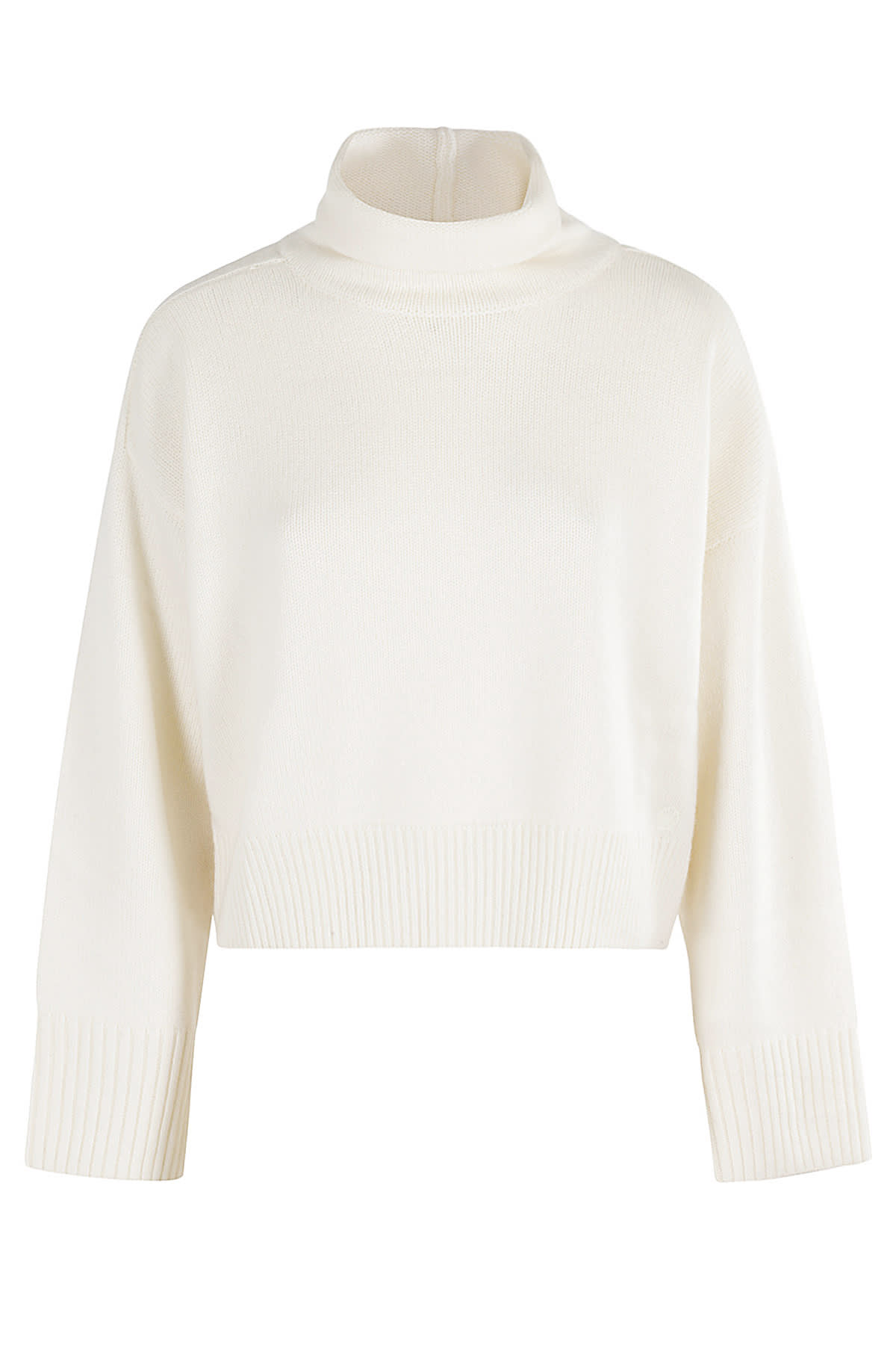 Shop Loulou Studio Collar Sweater In Ivory