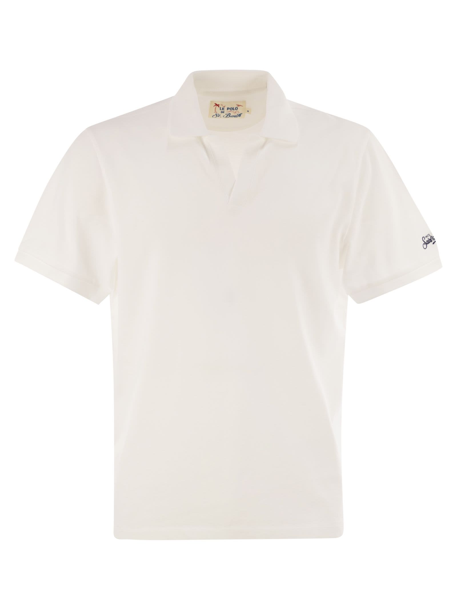 Mc2 Saint Barth Jeremy Cotton Terry Polo Shirt