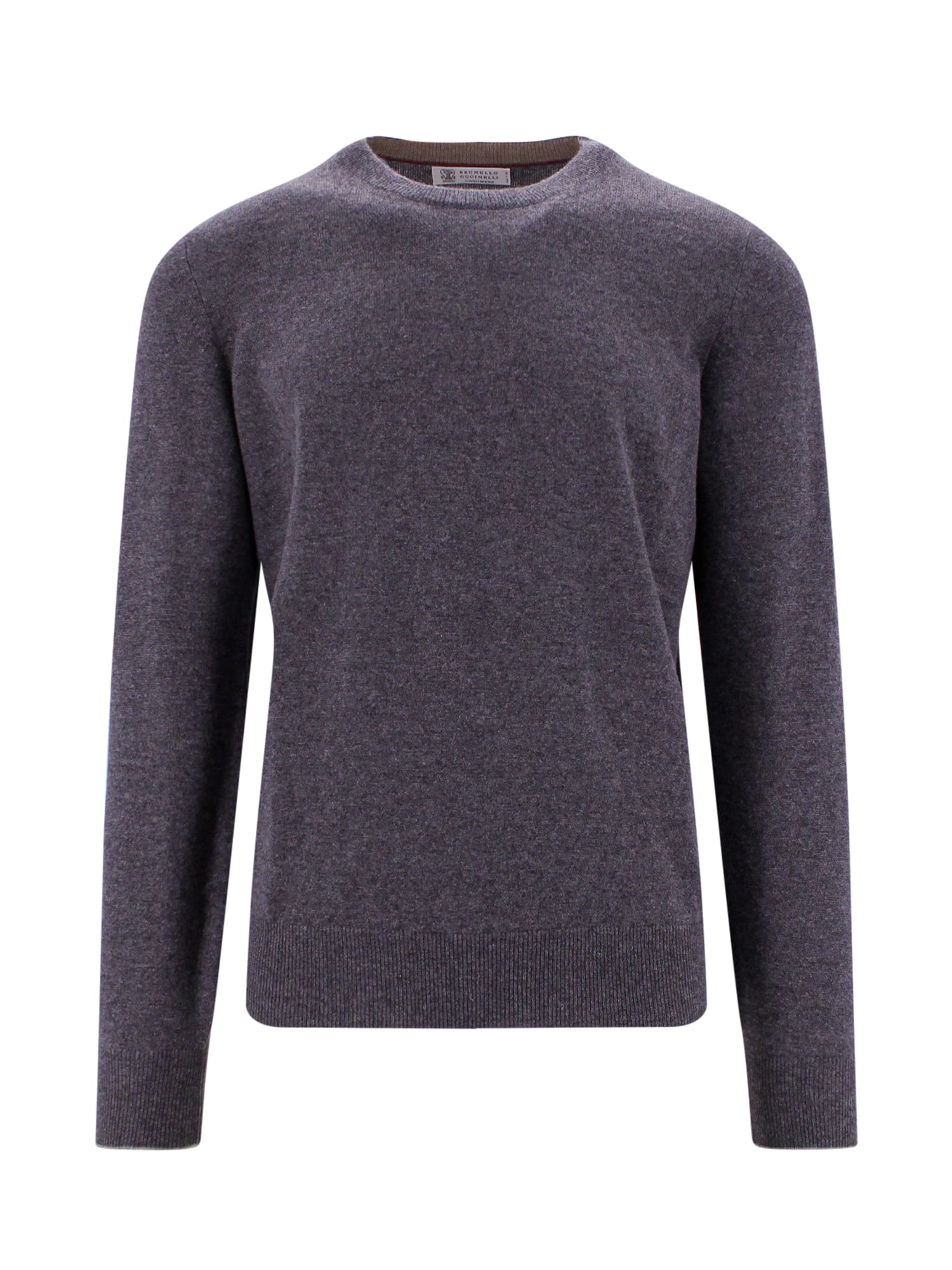 Shop Brunello Cucinelli Sweater In Grey