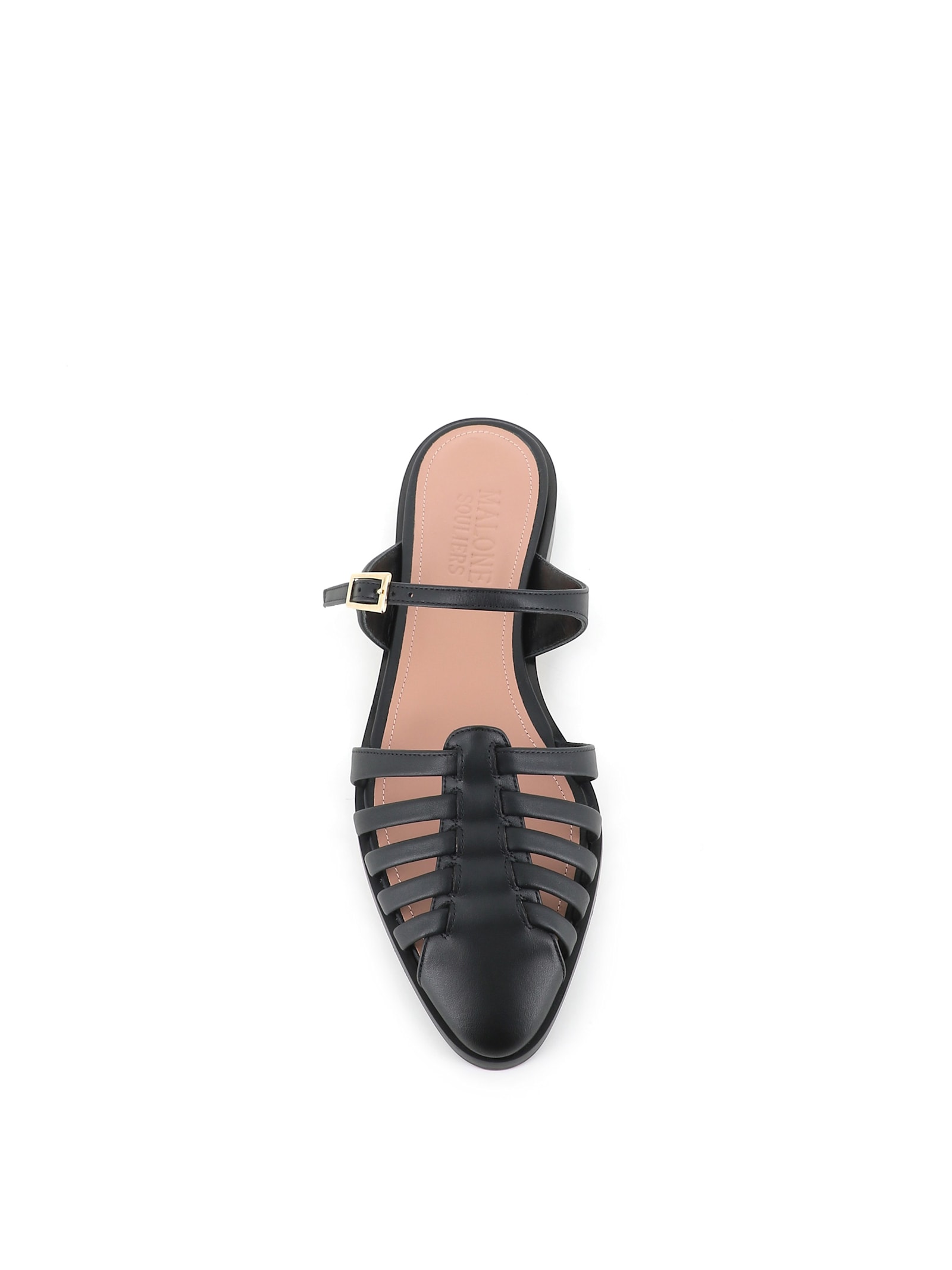 Malone Souliers Eleonora Mules In Black