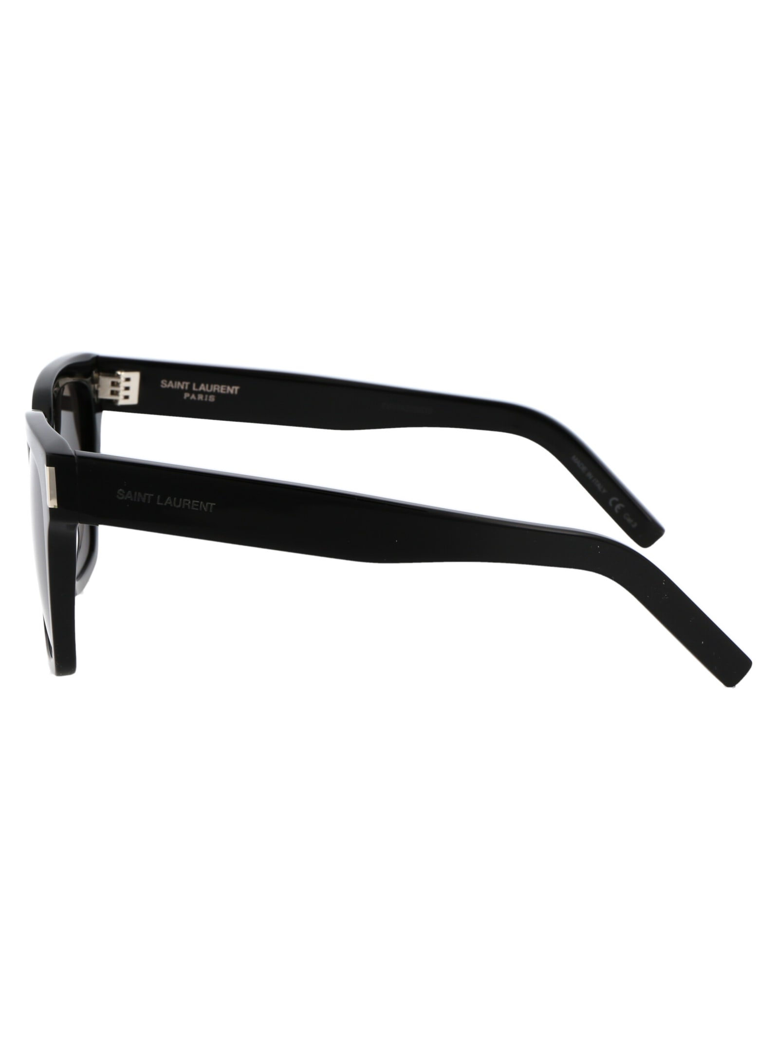 Saint Laurent Black Sl 507 Sunglasses In Black
