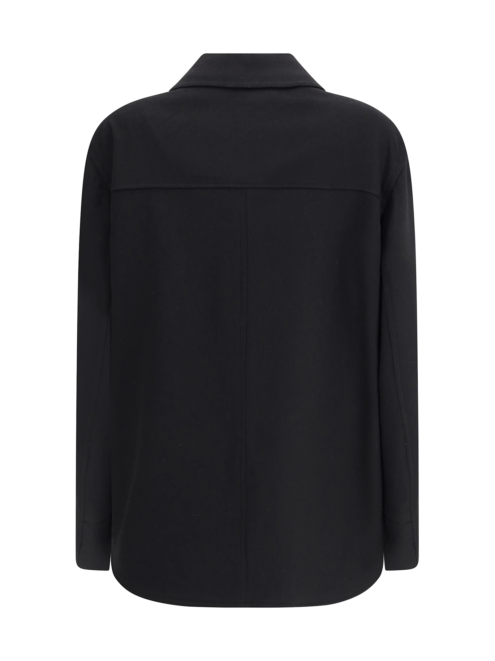 Lardini Black Fleece Wool Clothing In Multi