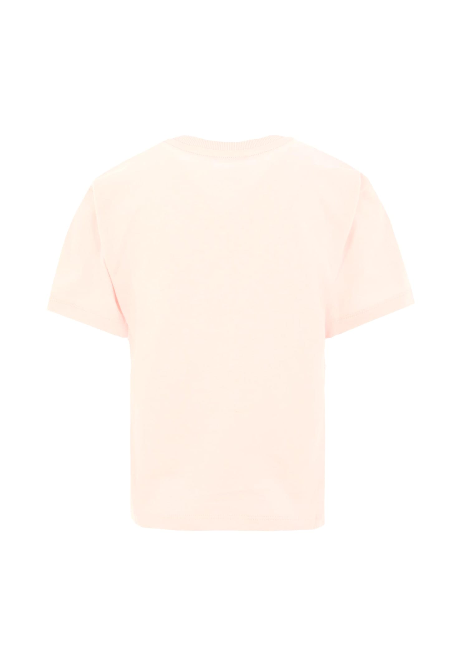 Moschino Kids Teddy Bear Logo T-shirt In Animal Print