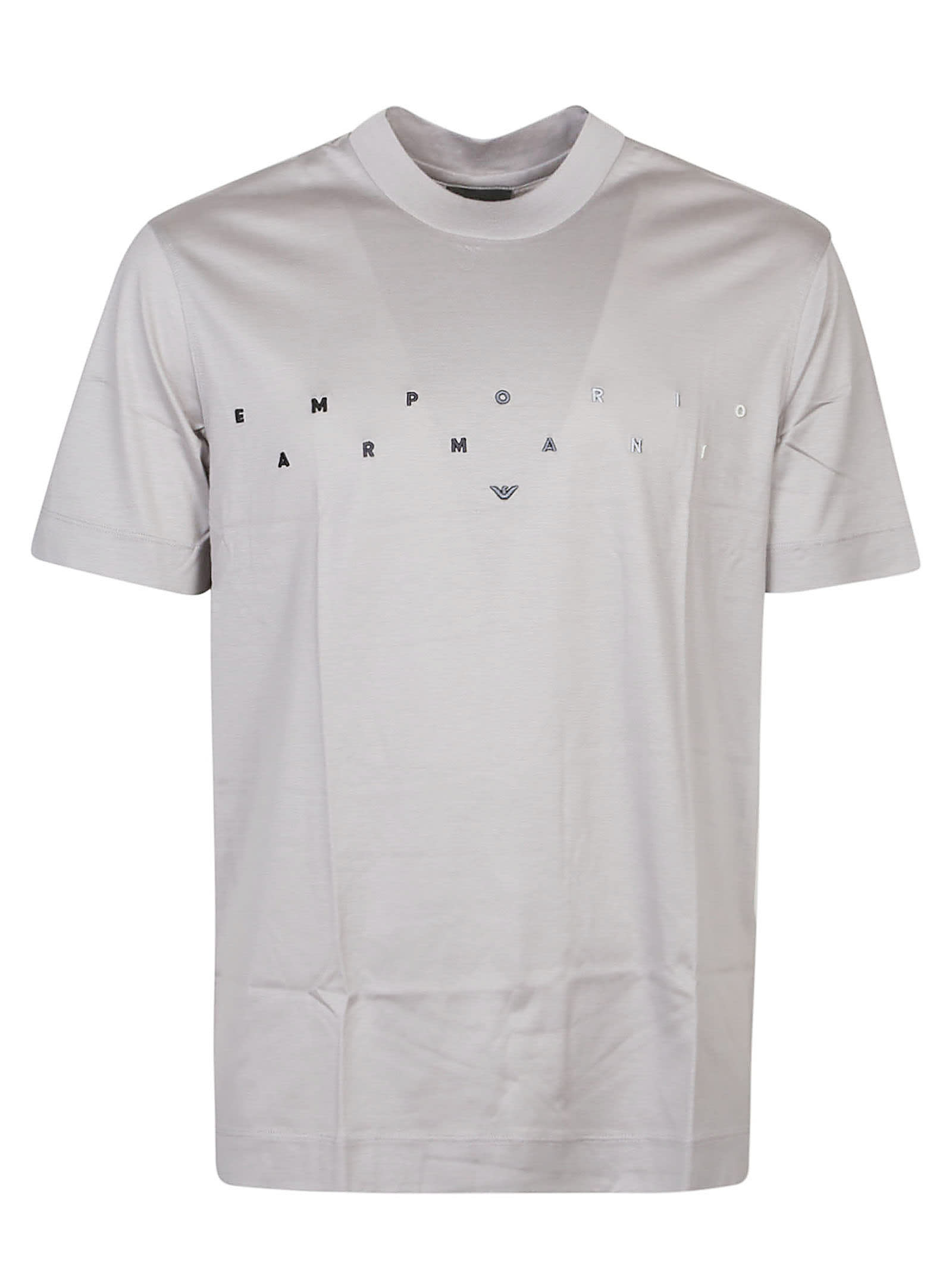 Emporio Armani T-shirt In Alloy Puffy