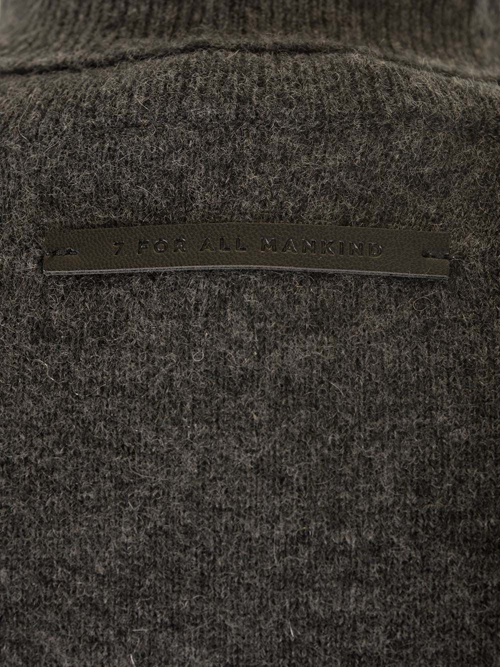 Shop 7 For All Mankind Cashmere Turtleneck Sweater In Grey