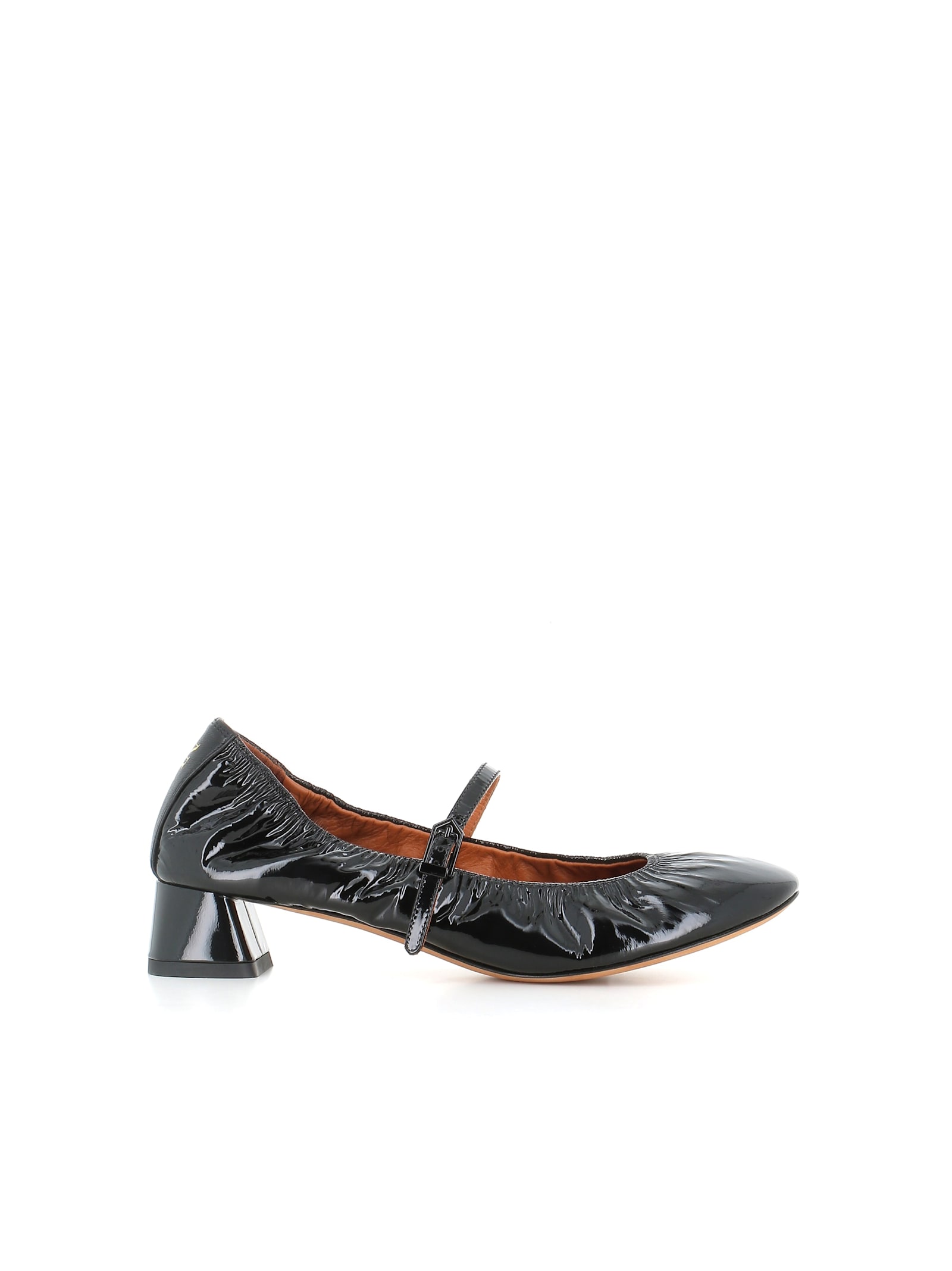 Shop Lanvin Ballerina In Black