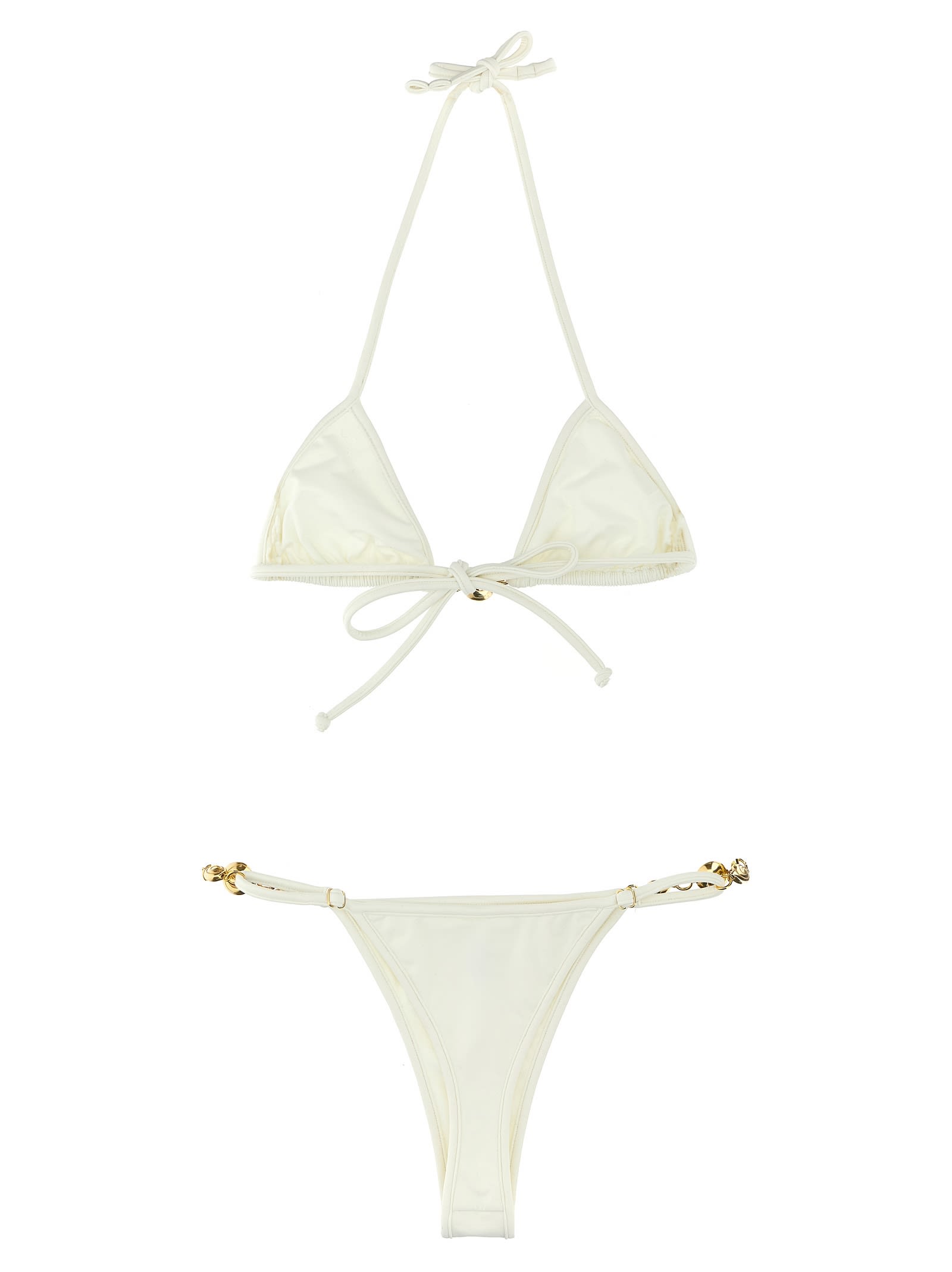 Shop Reina Olga Splash Bikini In White