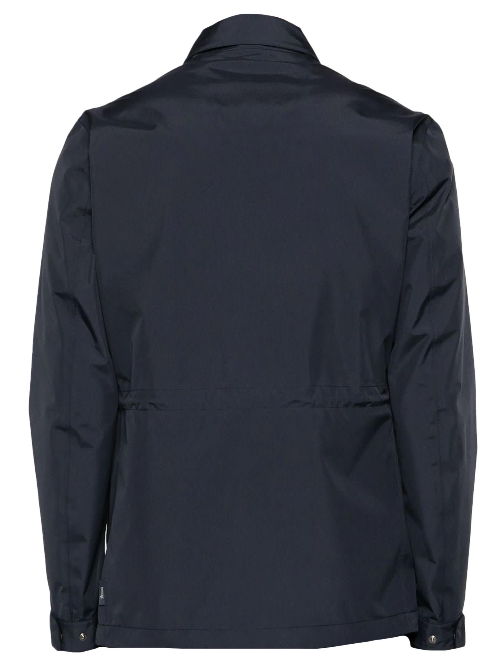 Shop Herno Navy Blue Lightweight Jacket