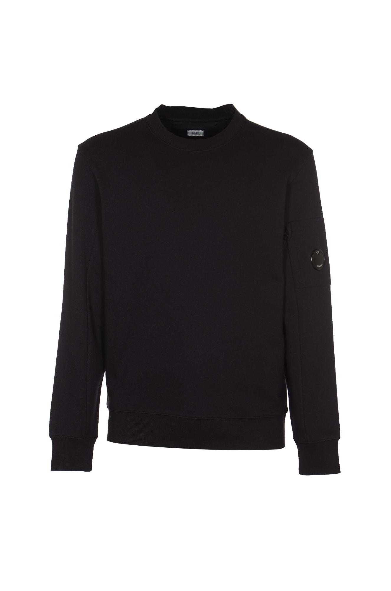C.p. Company Crewneck Cotton Sweatshirt In Blue