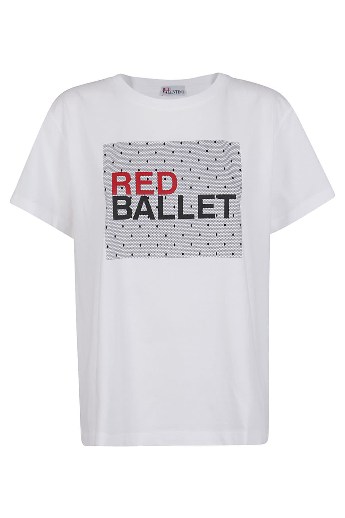 Red Valentino Red Ballet T-shirt In White