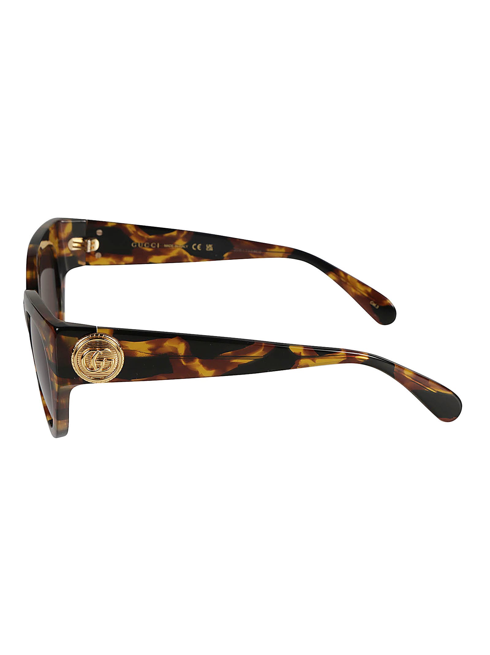 Shop Gucci Cat-eye Sunglasses In Havana