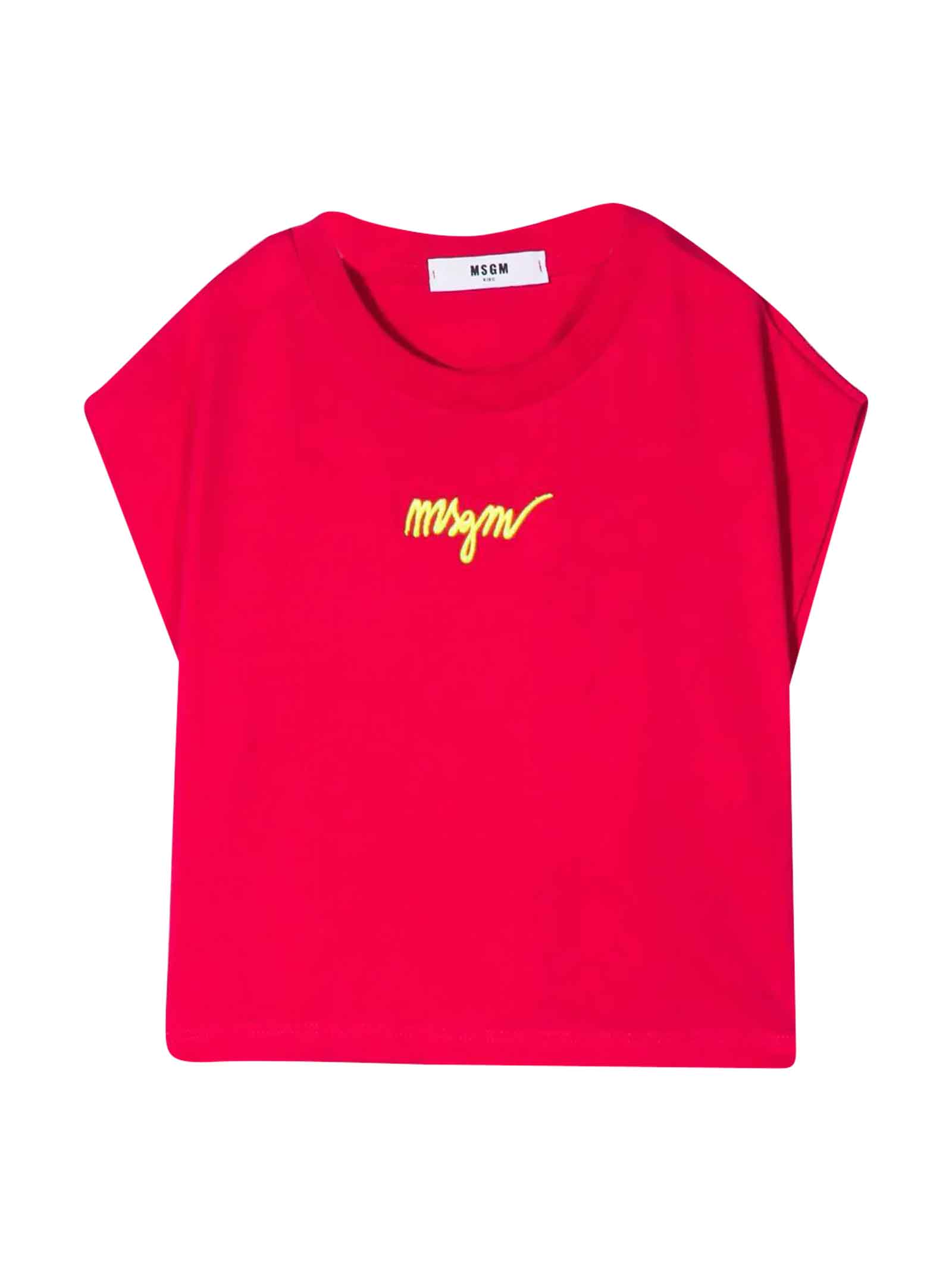 MSGM Girl Fuchsia T-shirt