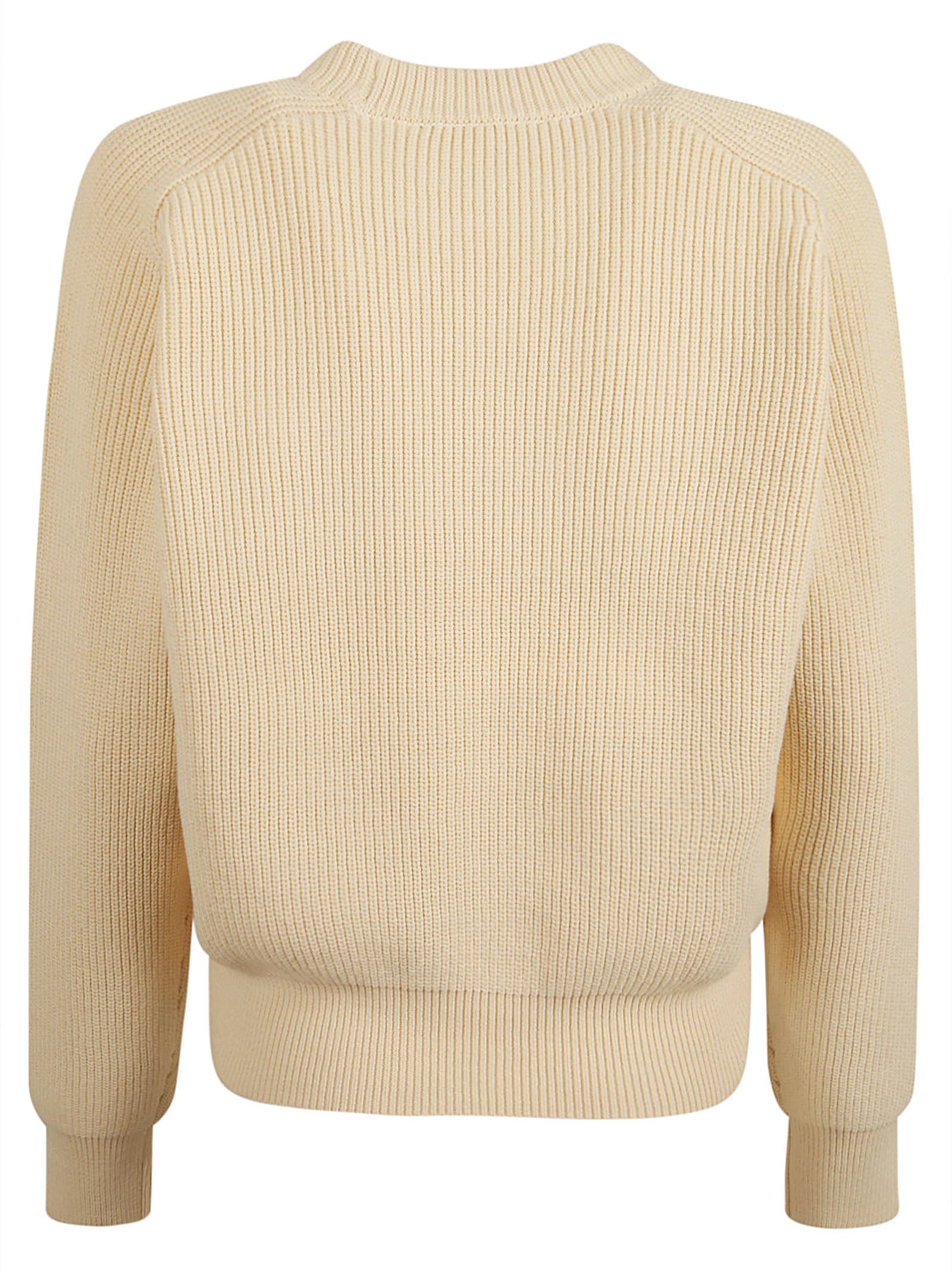 Shop Maison Kitsuné Bold Fox Head Patched Comfort Sweatshirt In Paper