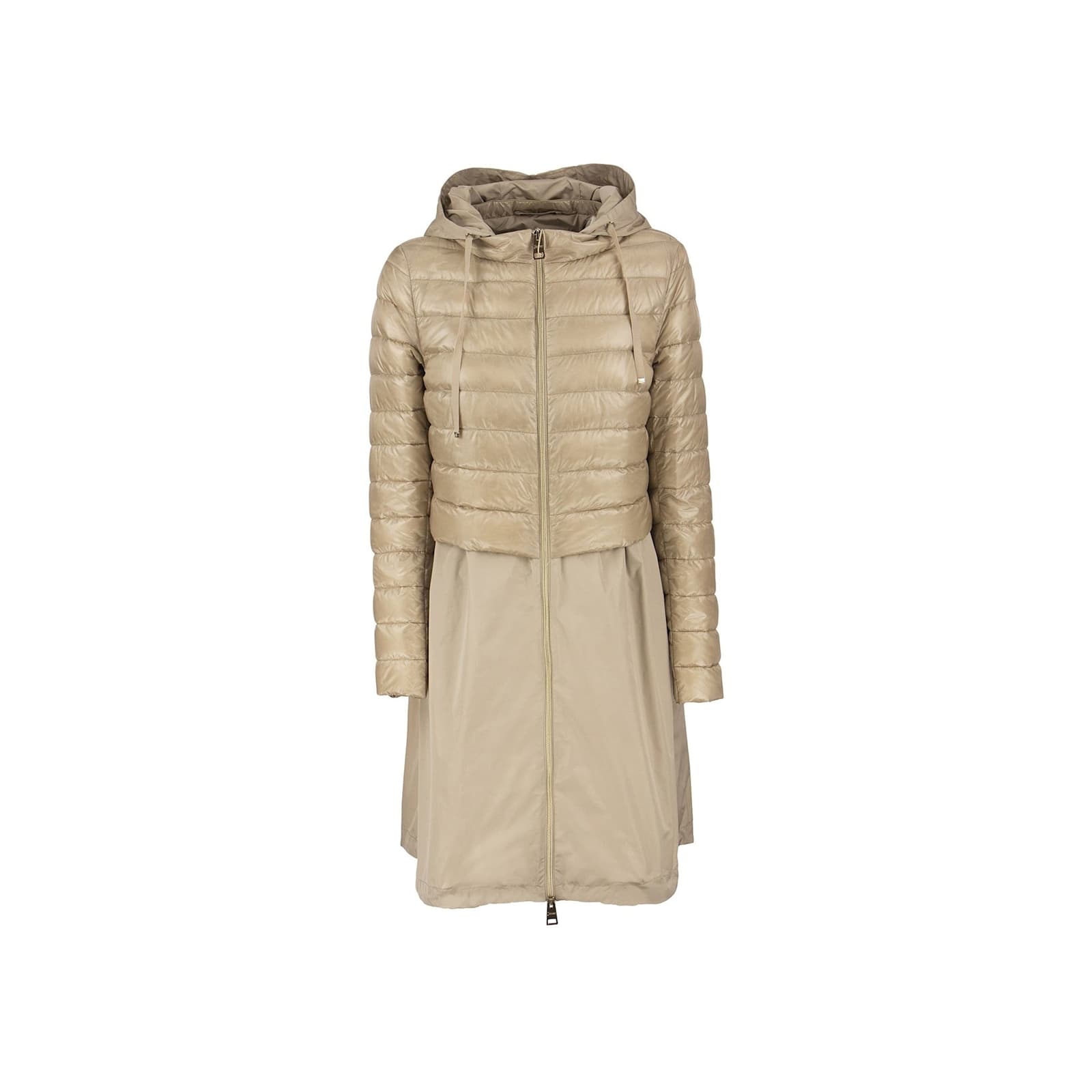 Herno Taffeta Hem Padded Coat Women