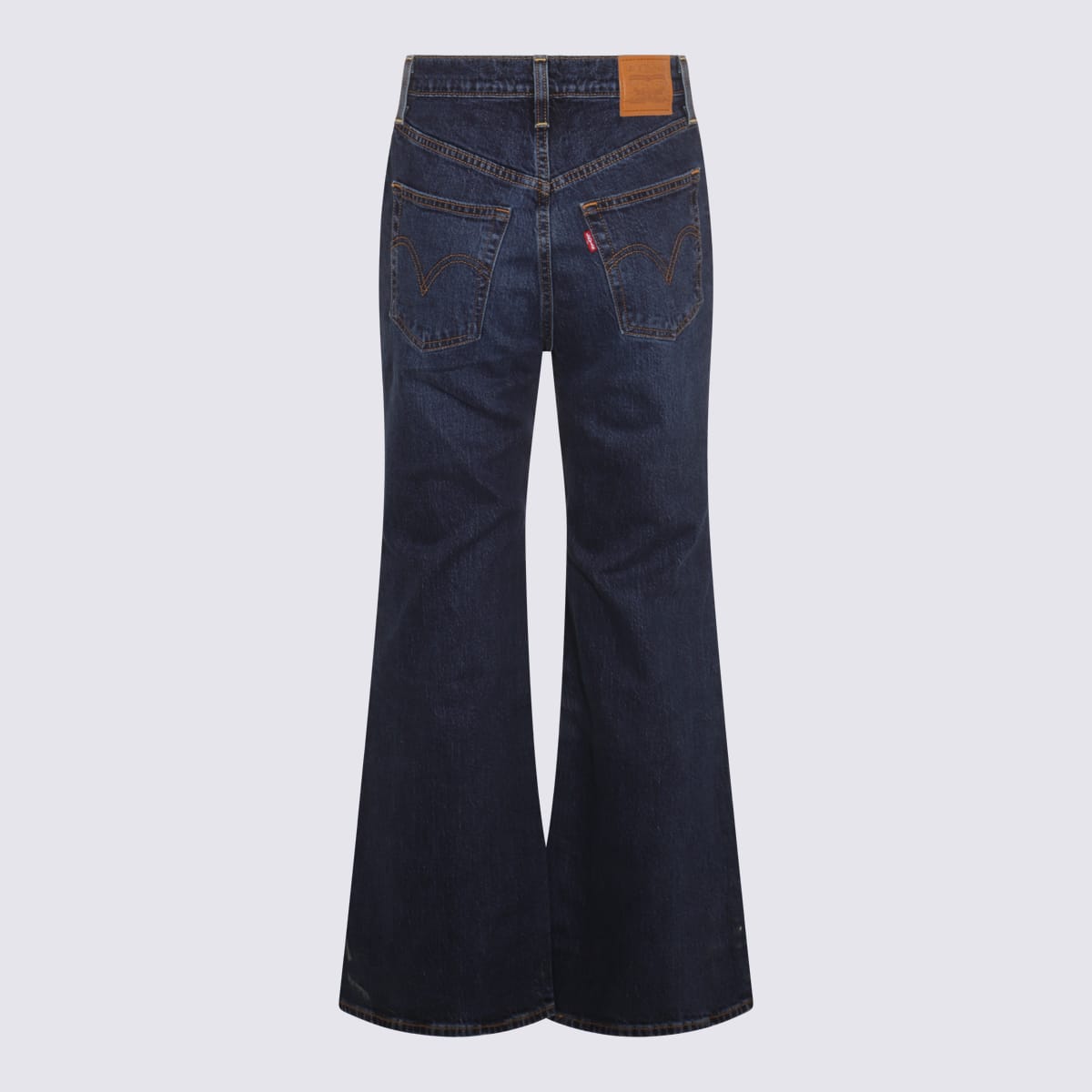 Levi's Dark Blue Cotton Denim Jeans In Blue