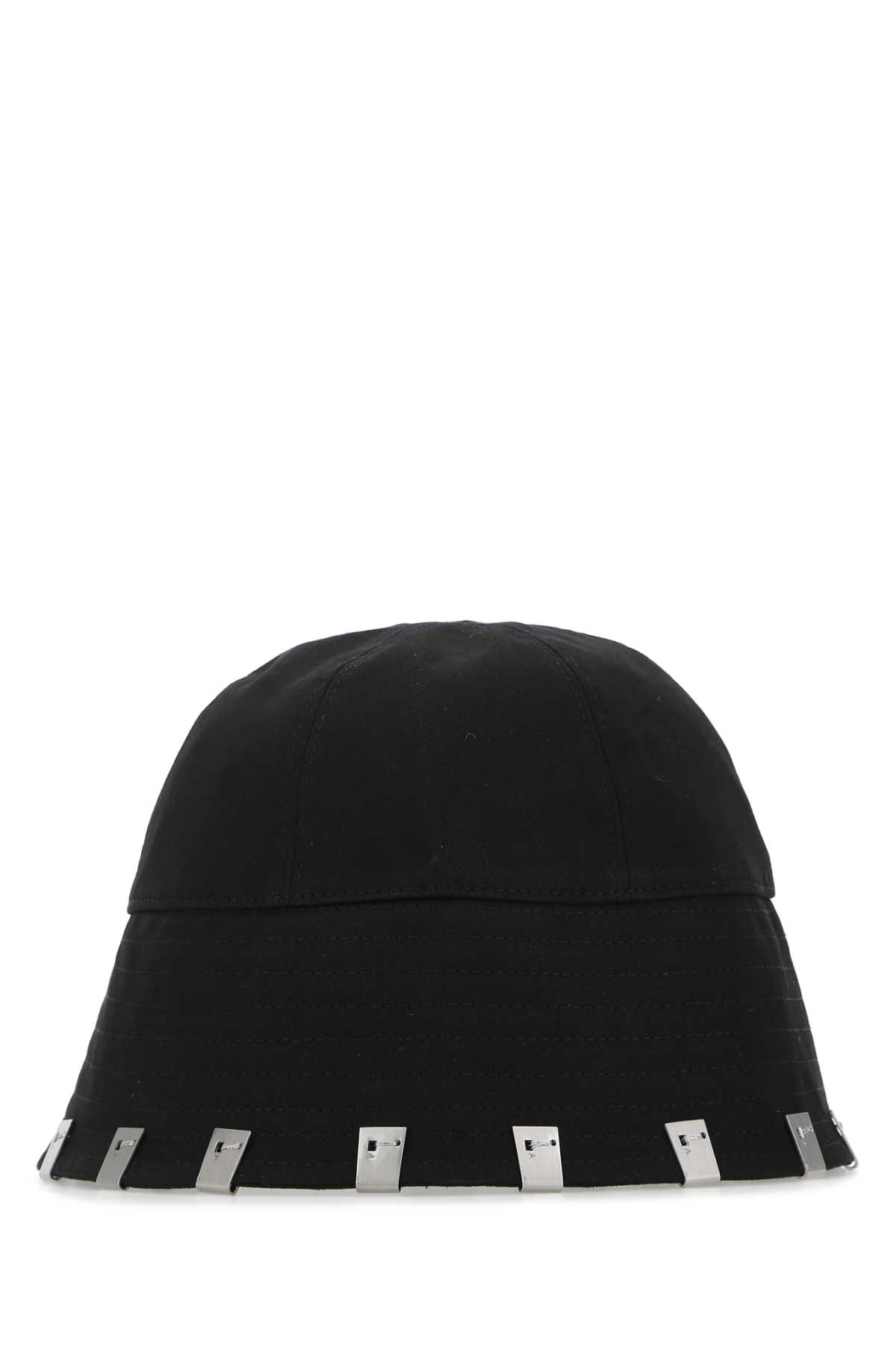 Alyx Black Cotton Hat In Blk0001