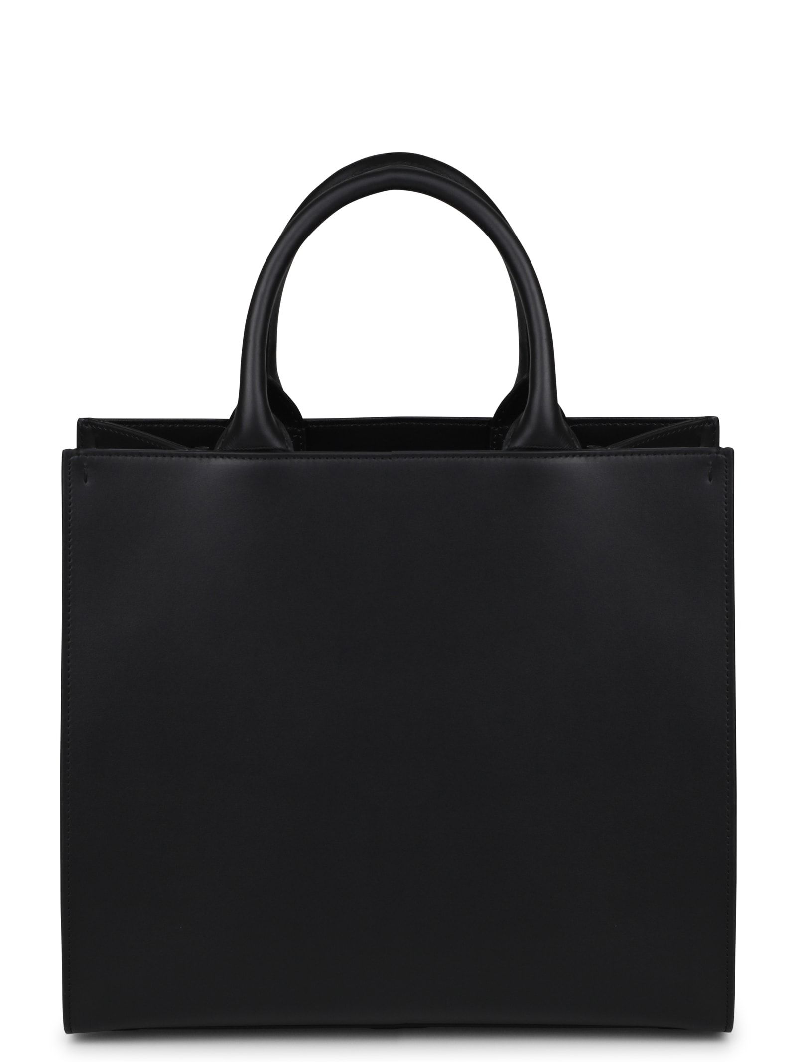 Shop Dolce & Gabbana Embossed-logo Leather Bag