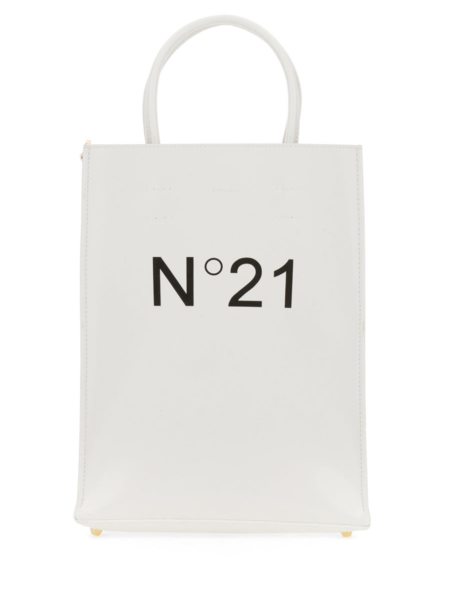 N°21 Shopper Bag In White