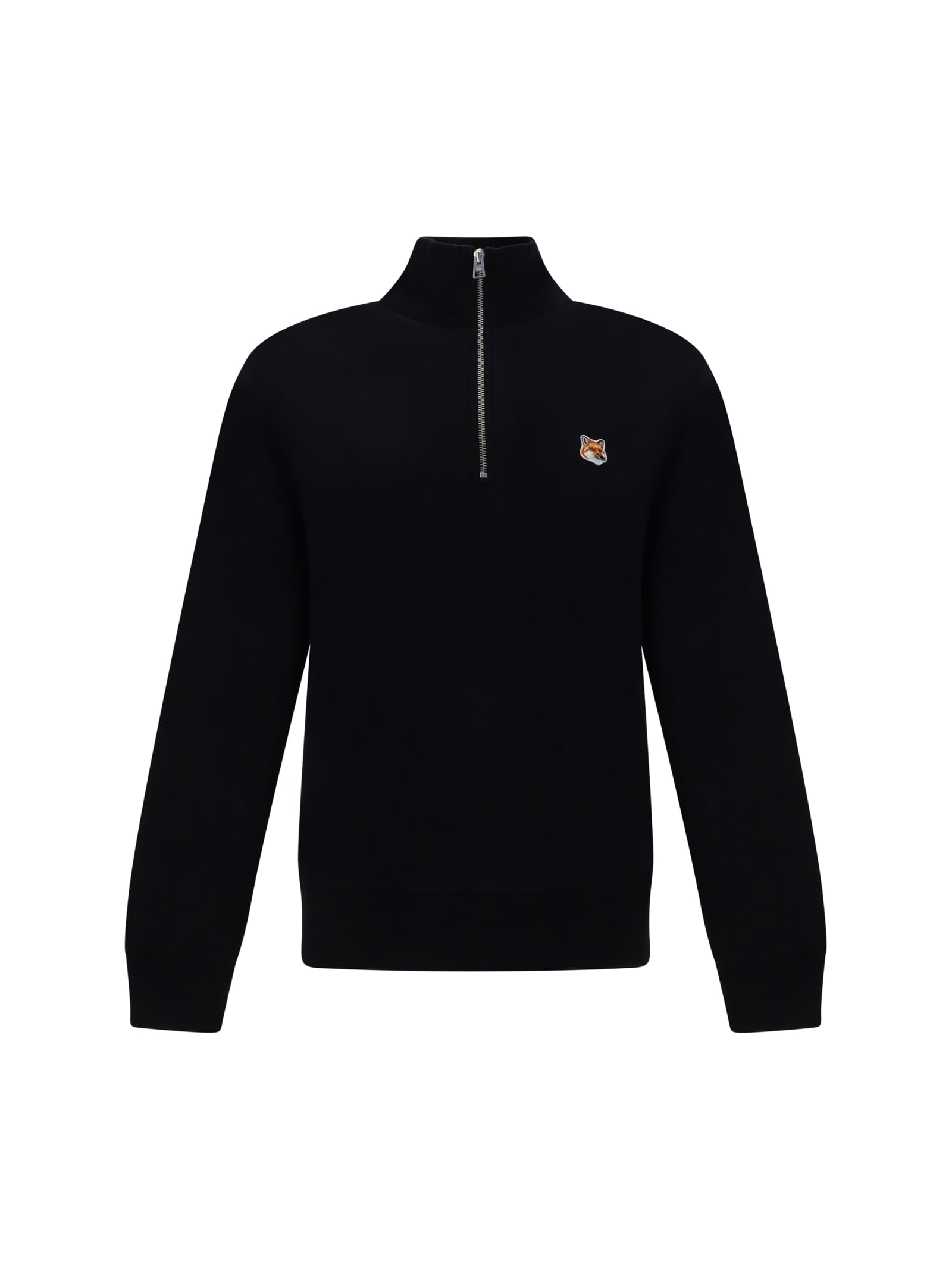 Shop Maison Kitsuné Sweatshirt In Nero