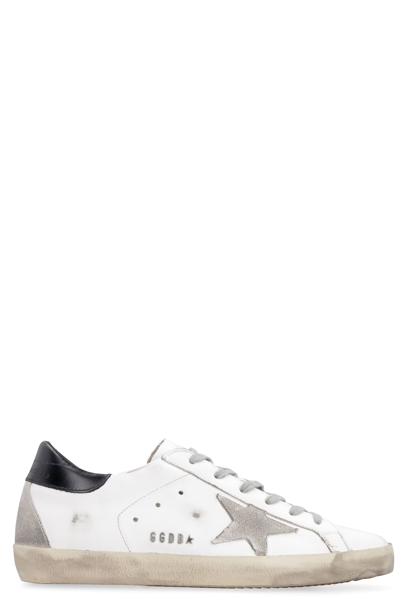 Golden Goose Superstar Classic Leather Sneakers In White