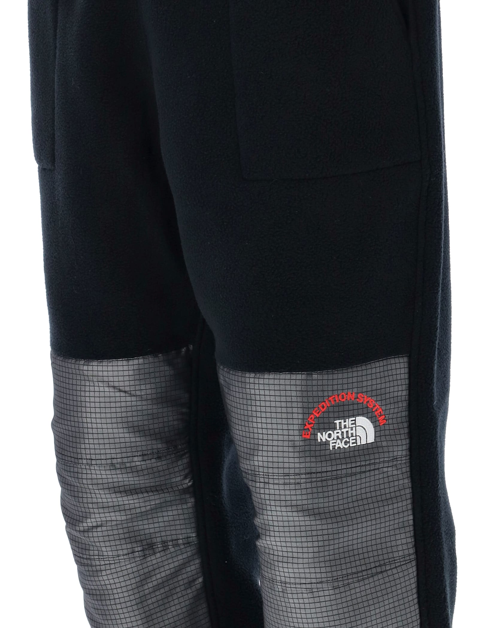 Shop The North Face Retro Denali Pants In Tnf Black/moonstone Gre