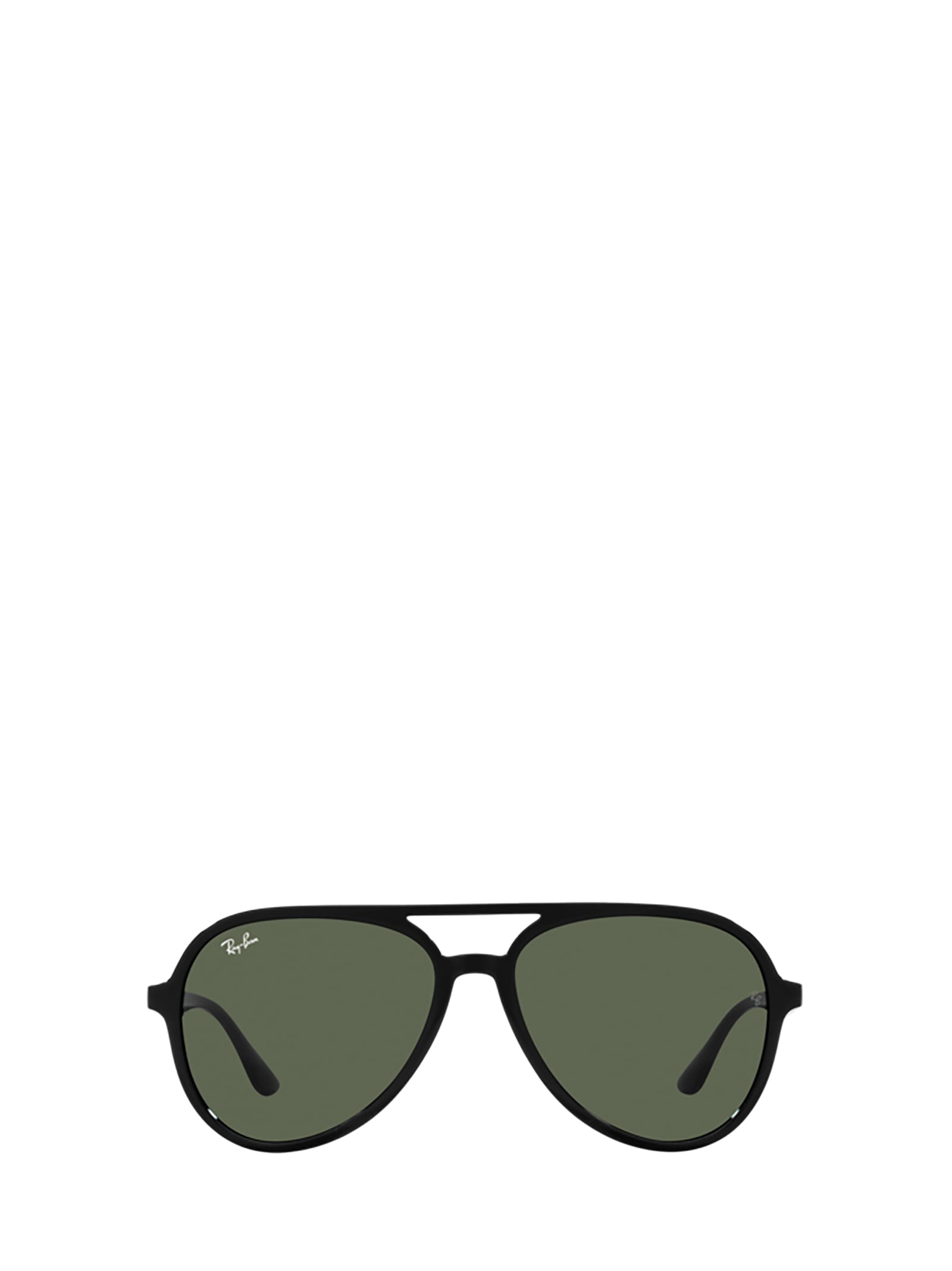 Ray Ban Sunglasses Unisex Rb4376 - Black Frame Green Lenses 57-16 In Black