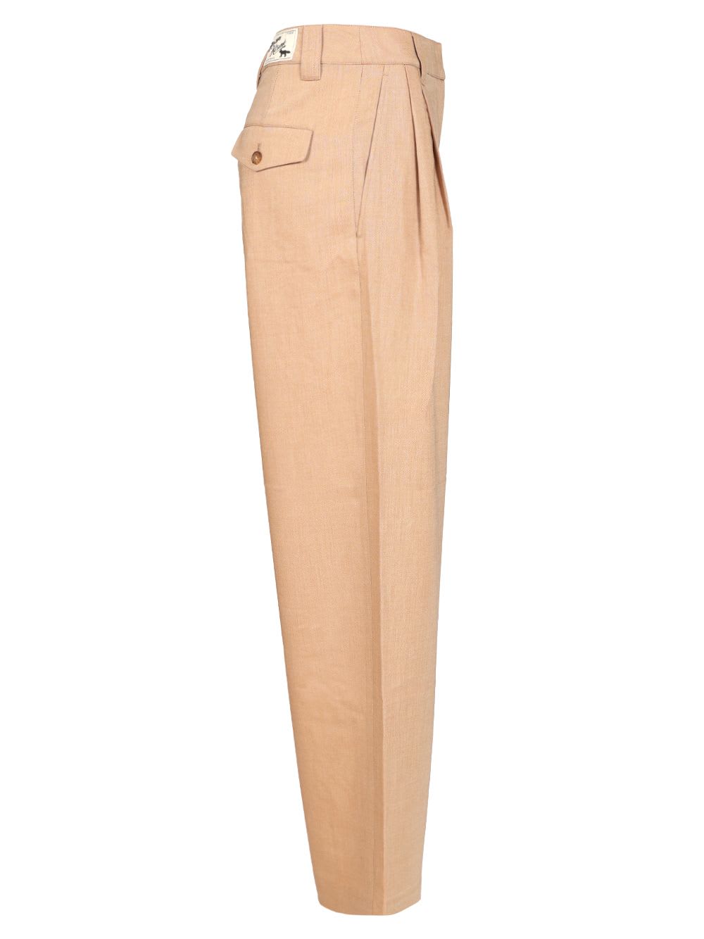 Shop Maison Kitsuné Casual Tailored Trousers