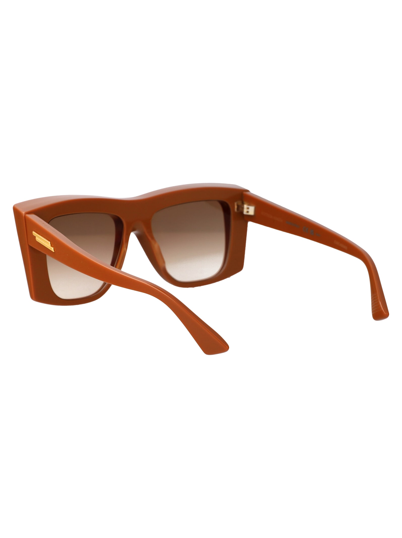 Shop Bottega Veneta Bv1270s Sunglasses In 003 Brown Brown Brown